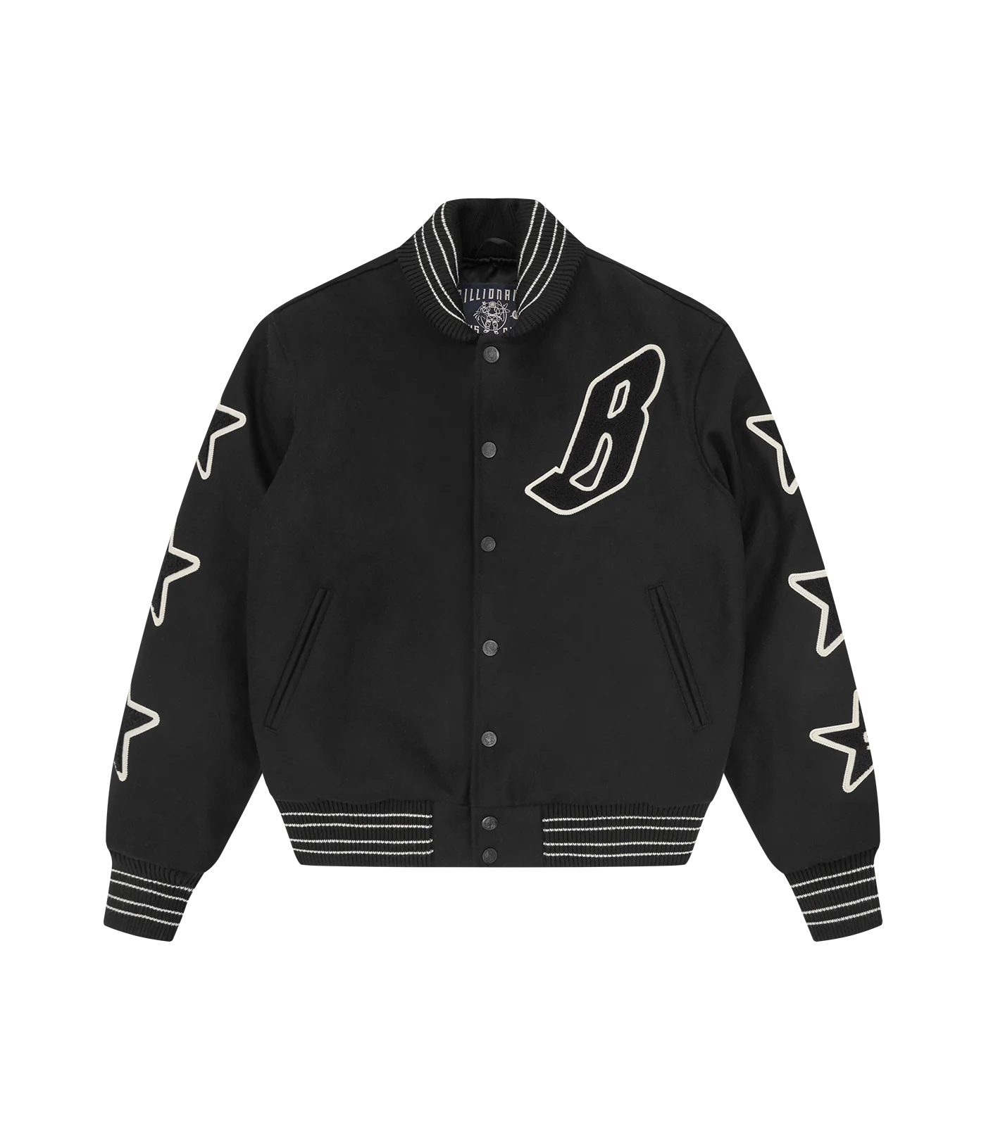 FLYING B VARSITY JACKET - BLACK