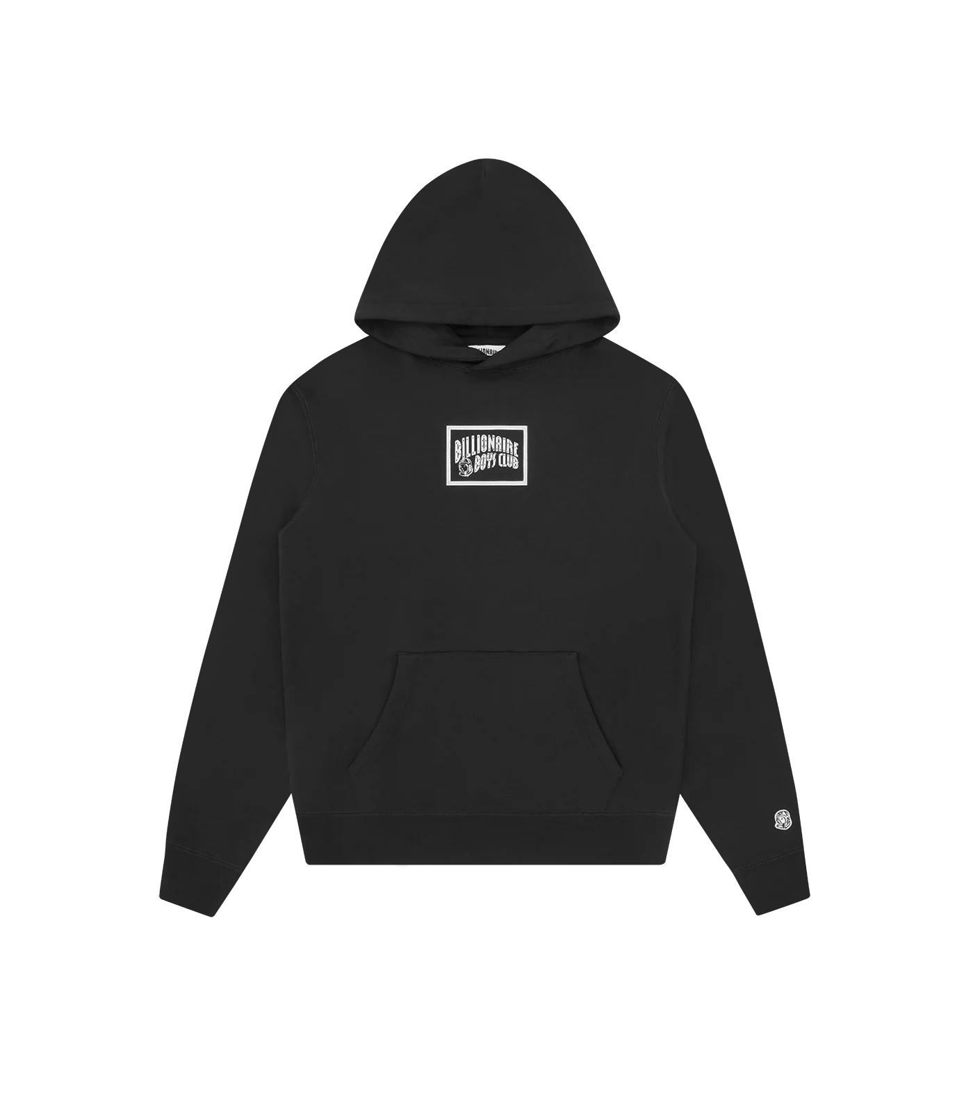 FRAMED ARCH LOGO POPOVER HOOD - BLACK
