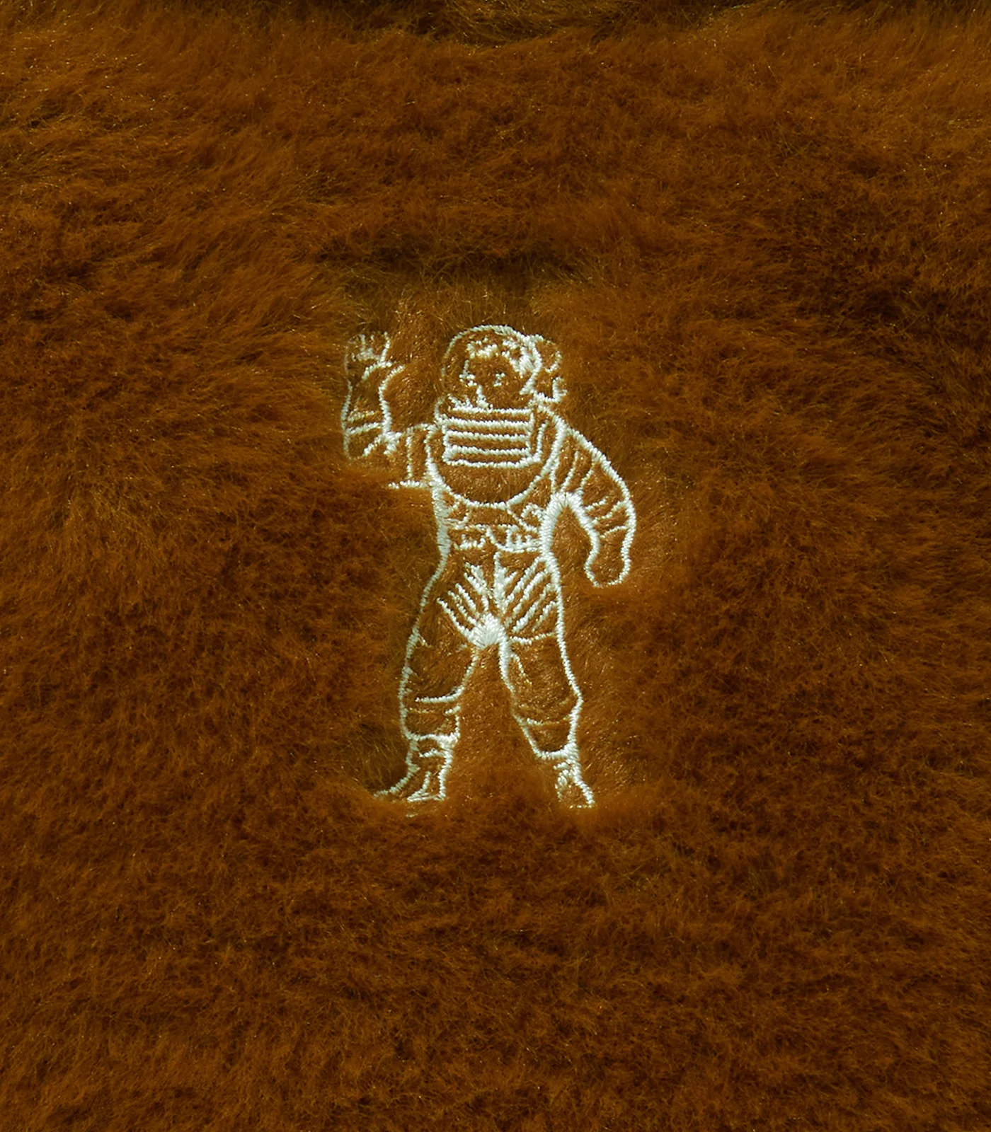 FUR DOWN JACKET - BROWN - Image 4