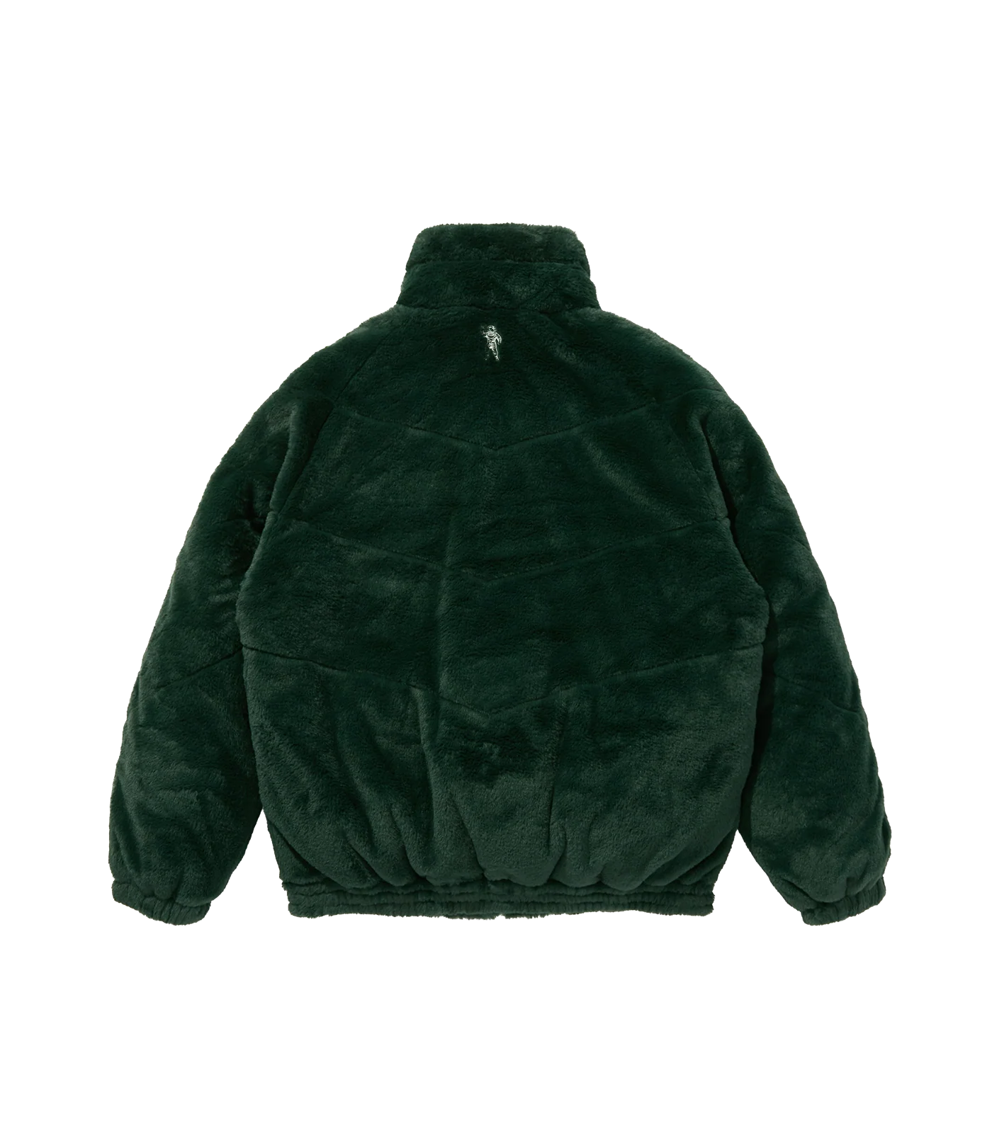 FUR DOWN JACKET - GREEN - Image 2