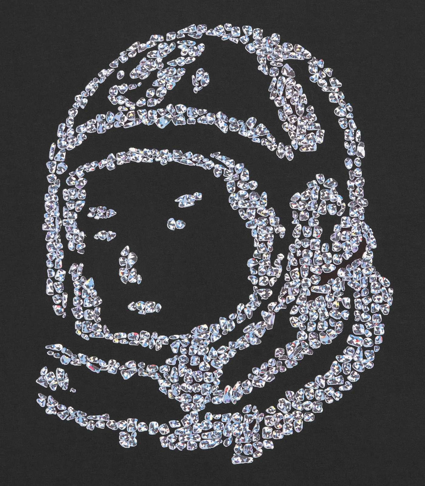 GEM STONE ASTRO T-SHIRT - BLACK - Image 3