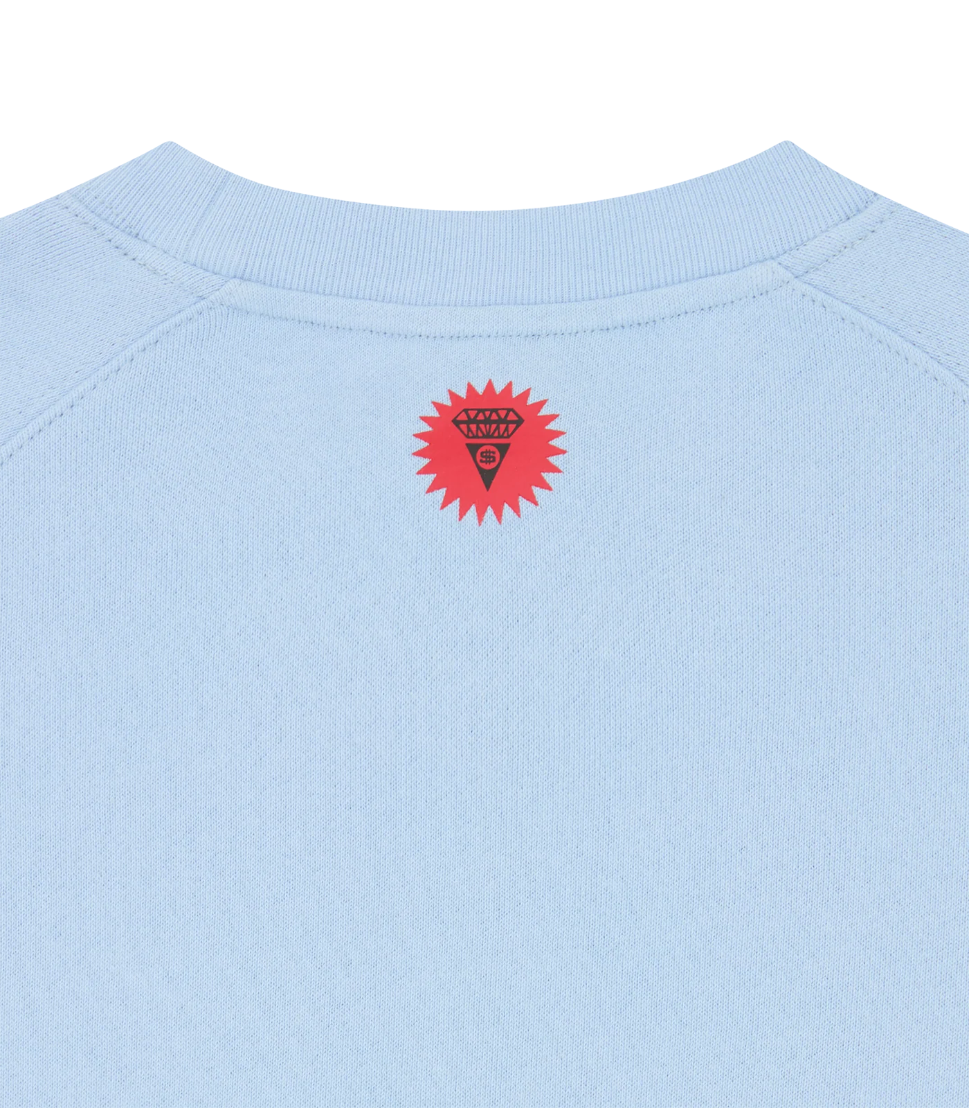 GLITTER RUNNING DOG CREWNECK - BLUE - Image 6