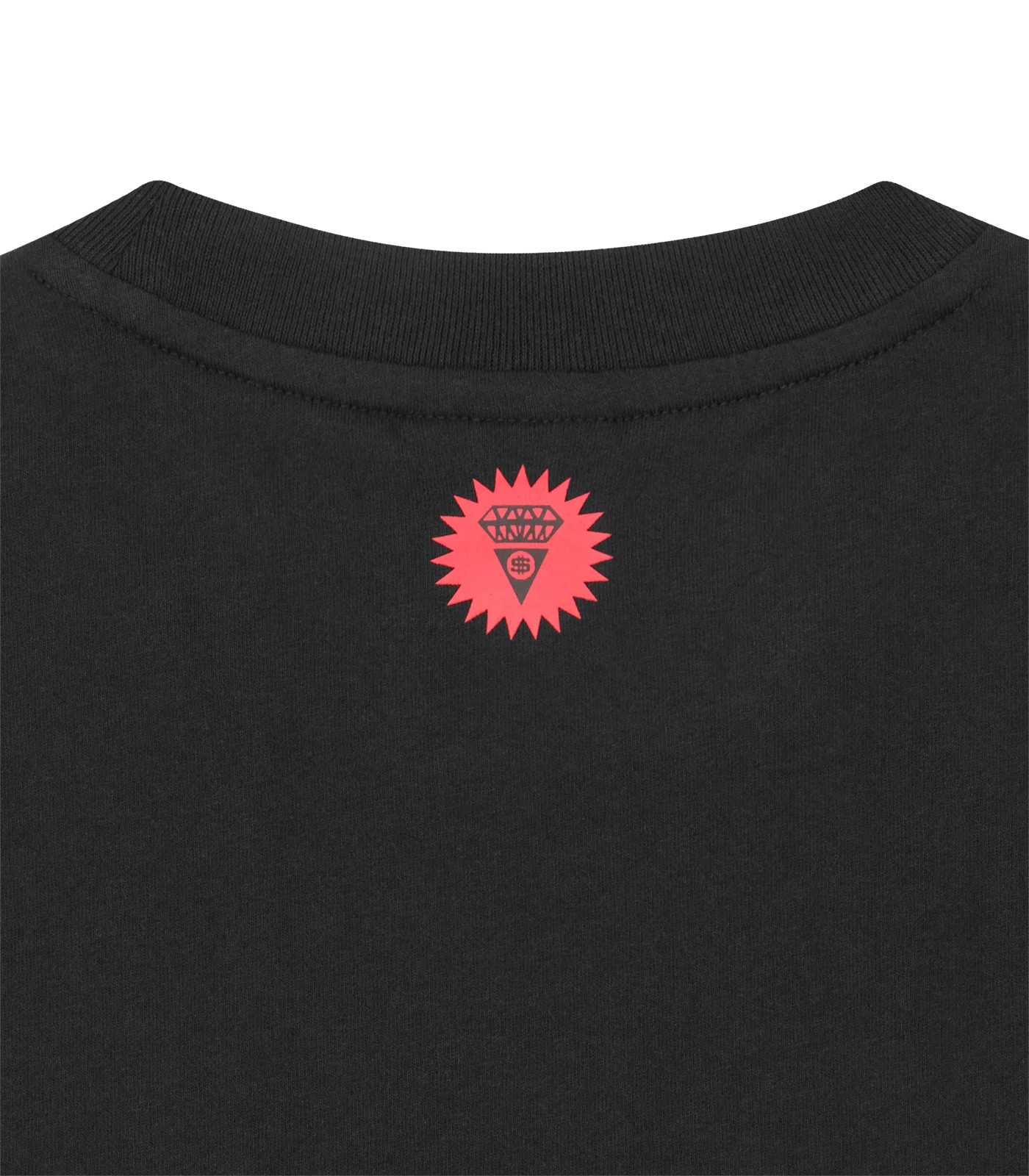 GLITTER RUNNING DOG T-SHIRT - BLACK - Image 4