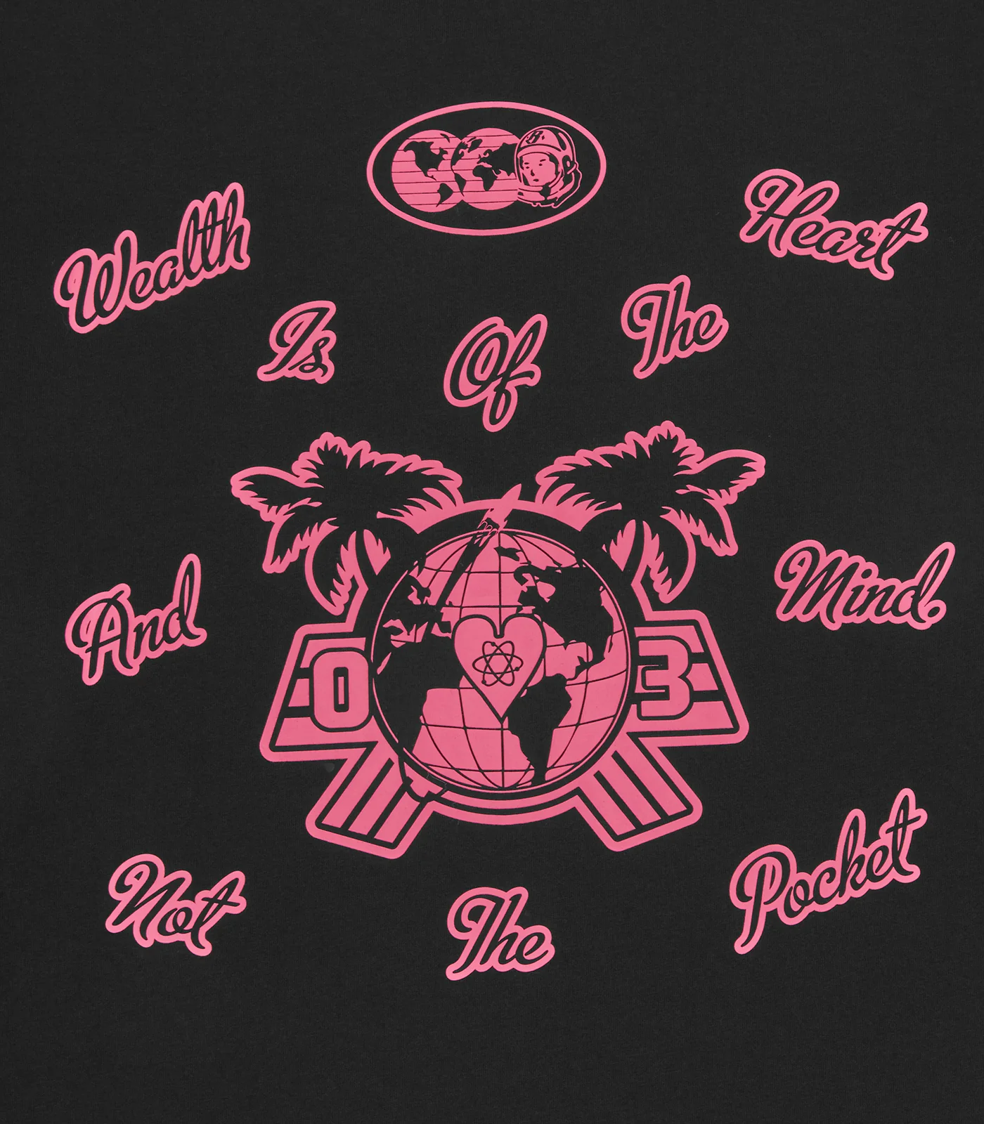 GLOBAL REGATTA MULTI PRINT L/S T-SHIRT - BLACK - Image 4