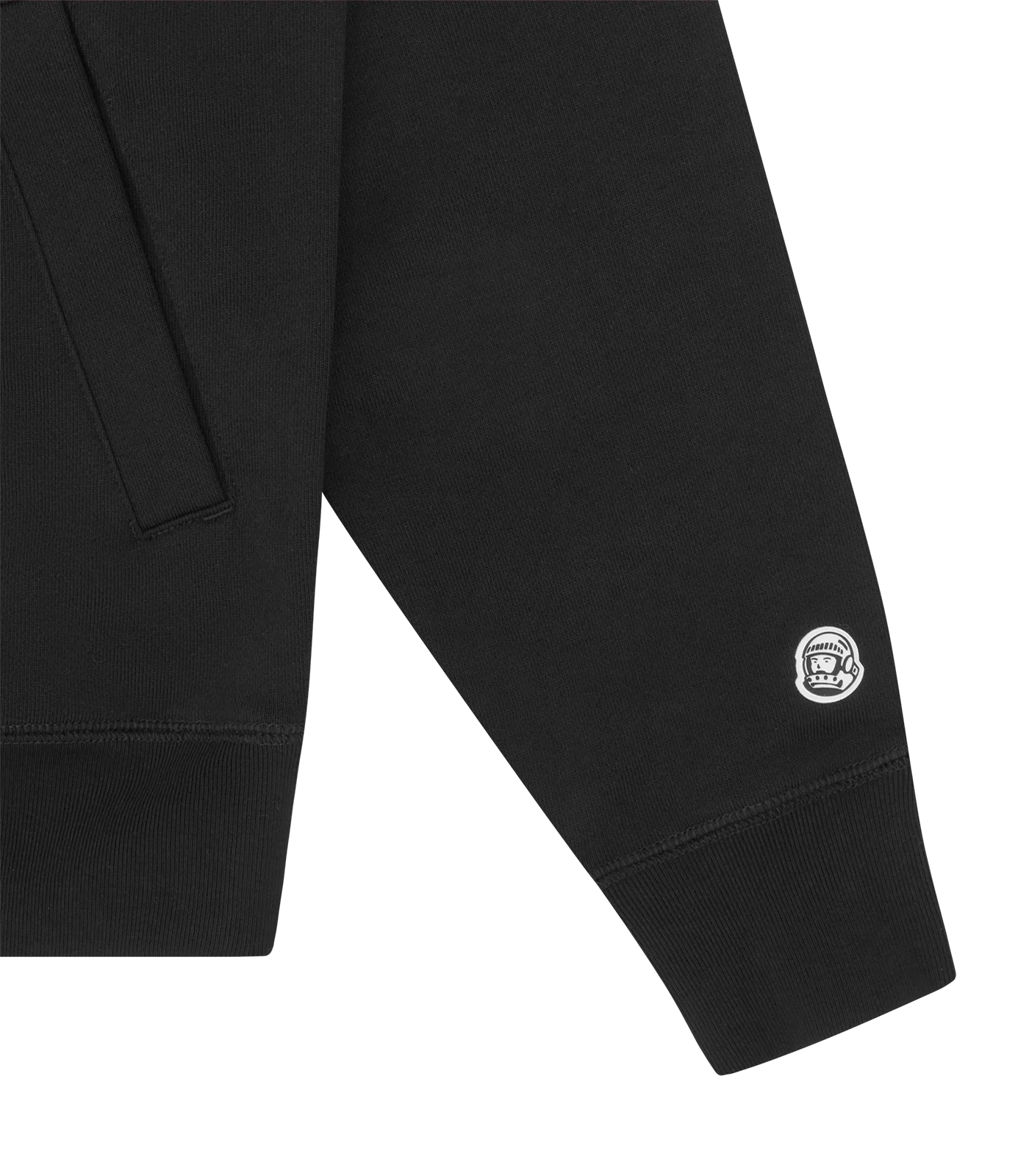 GLOW ASTRO ZIP THROUGH HOOD -  BLACK - Image 4