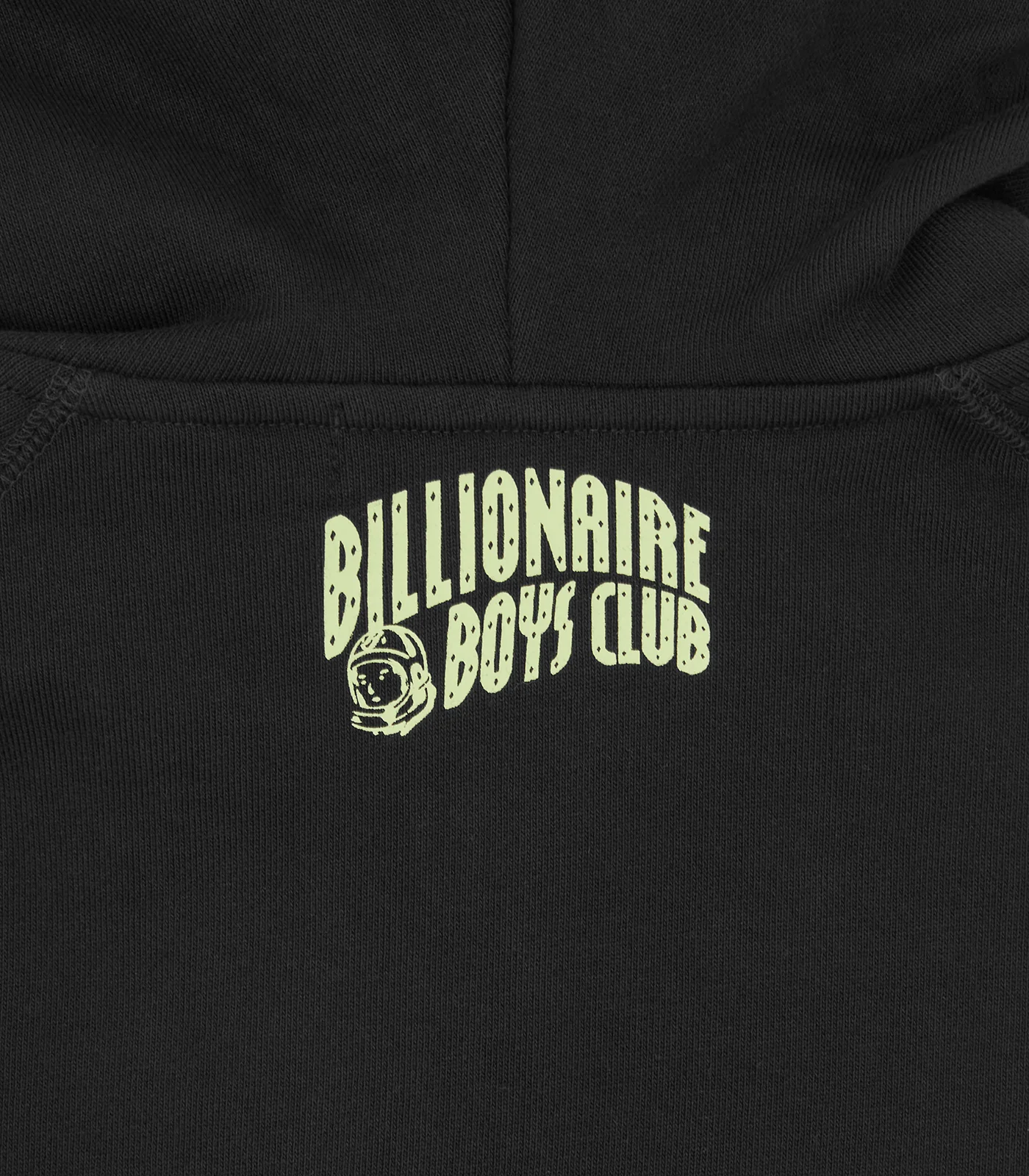 GLOW ASTRO ZIP THROUGH HOOD -  BLACK - Image 5