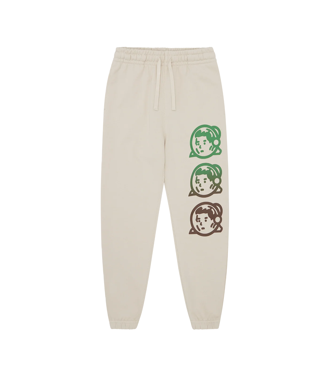 KIDS GRADIENT LOGO SWEATPANTS - ECRU