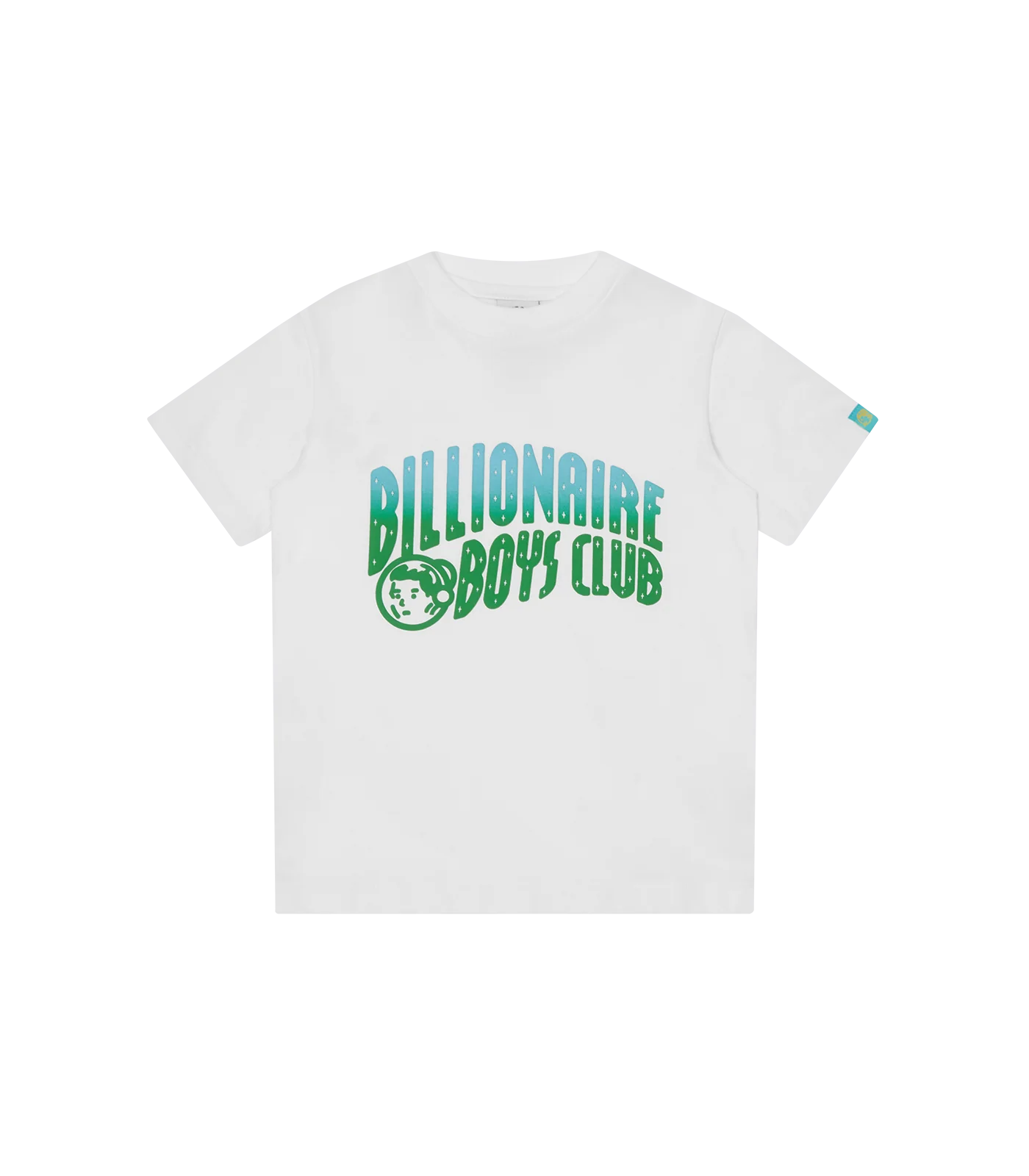 KIDS GRADIENT PUFF PRINT ARCH LOGO T-SHIRT - WHITE
