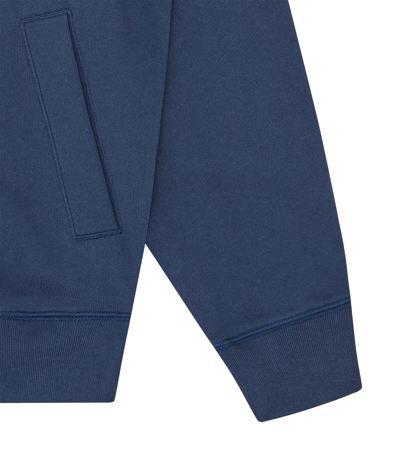 GRADIENT SMILEY ZIP THROUGH HOOD - NAVY - Image 6