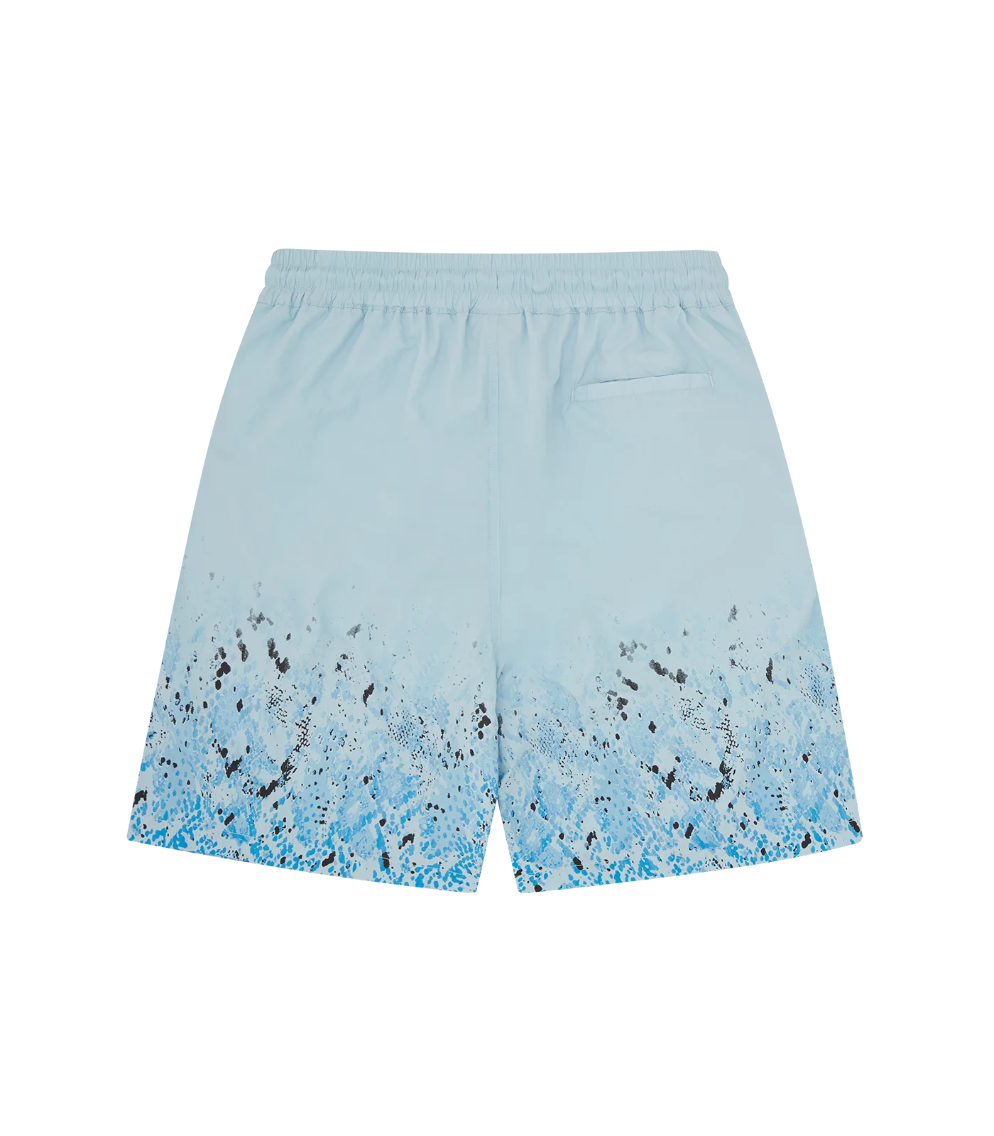GRADIENT SNAKESKIN RUNNING DOG SWIM SHORTS - BLUE - Image 2