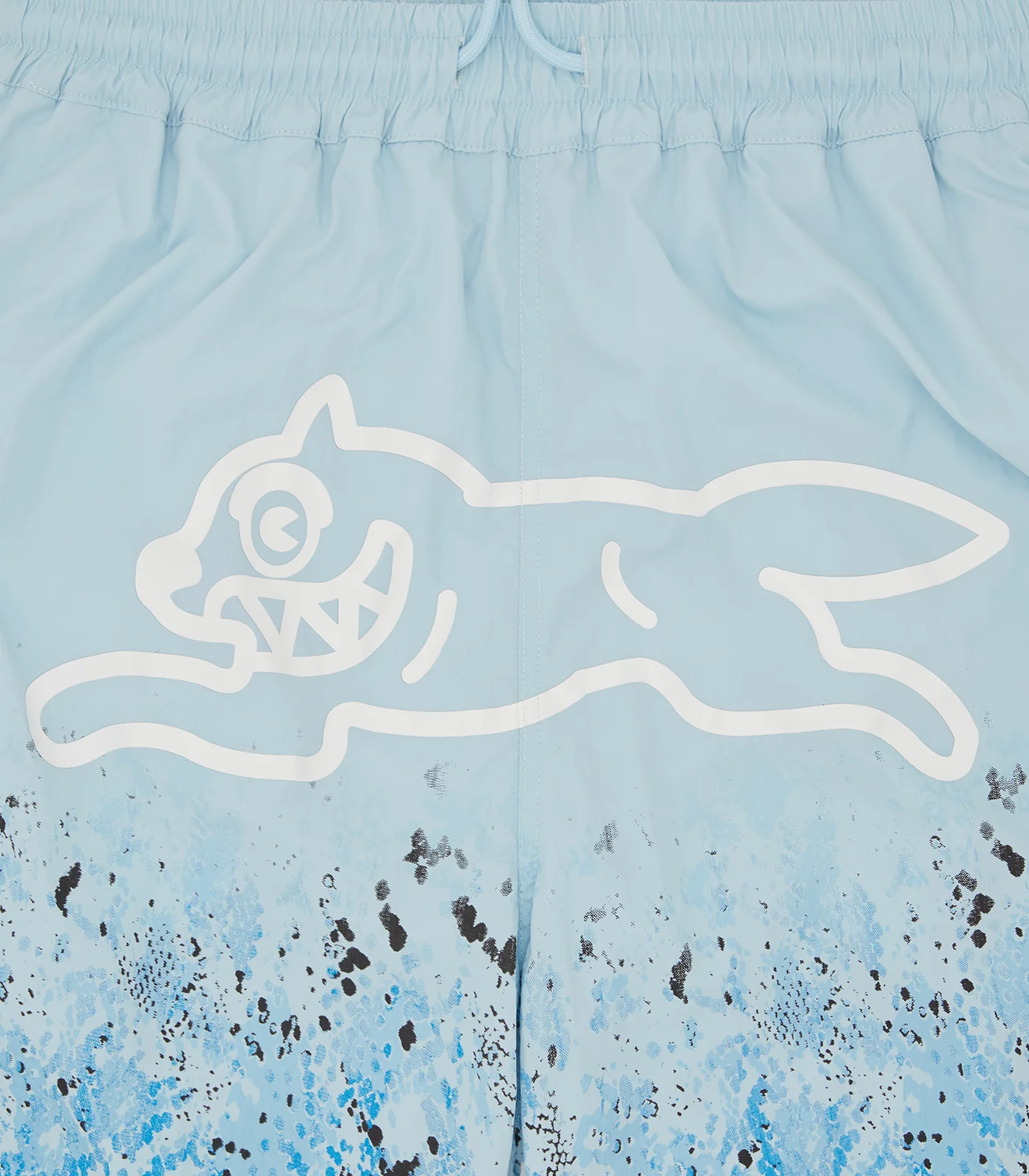 GRADIENT SNAKESKIN RUNNING DOG SWIM SHORTS - BLUE - Image 4