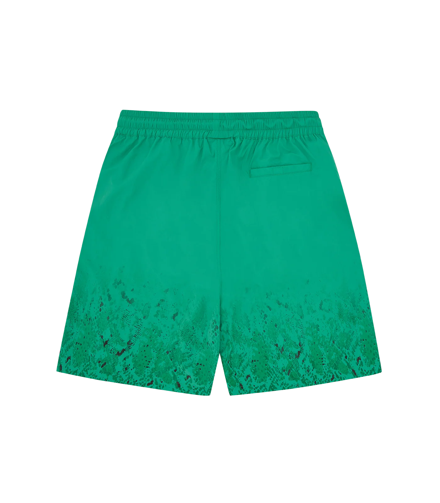 GRADIENT SNAKESKIN RUNNING DOG SWIM SHORTS - GREEN - Image 2