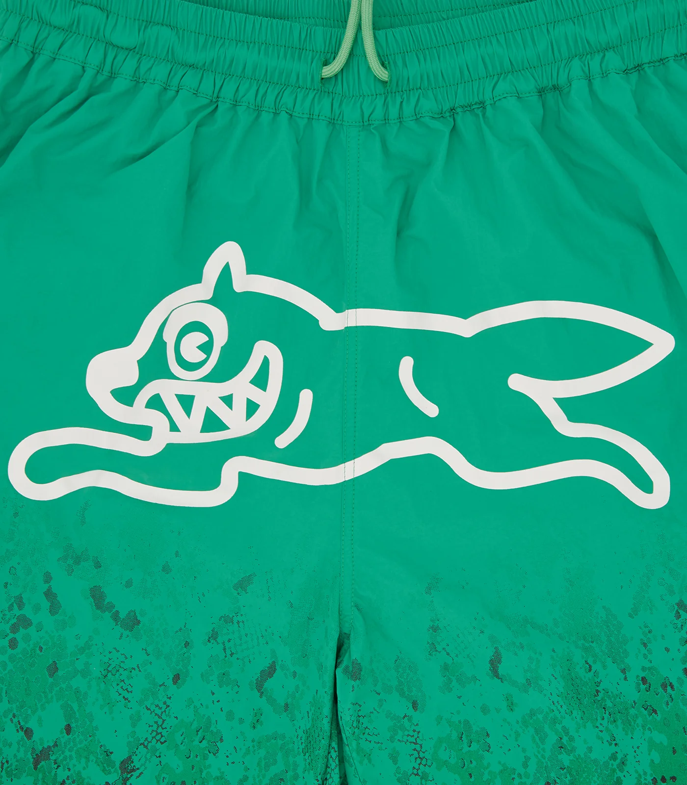 GRADIENT SNAKESKIN RUNNING DOG SWIM SHORTS - GREEN - Image 4