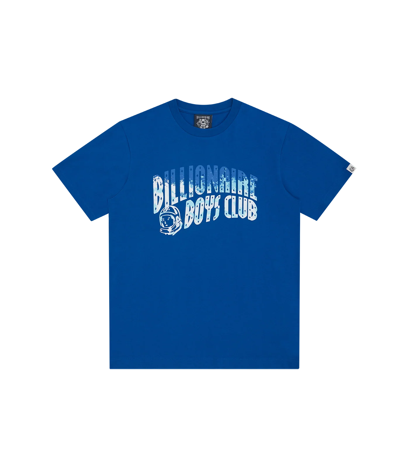 GREAT WAVE FILL ARCH LOGO T-SHIRT - BLUE