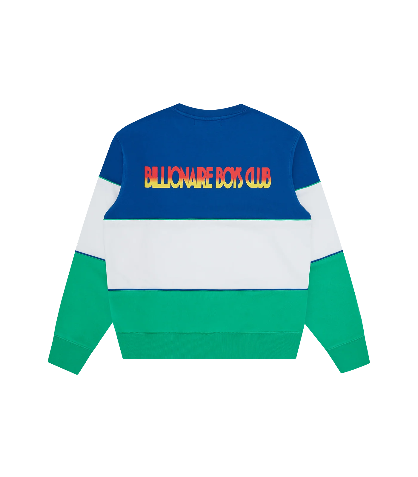 GREAT WAVE PANELLED CREWNECK - BLUE - Image 2