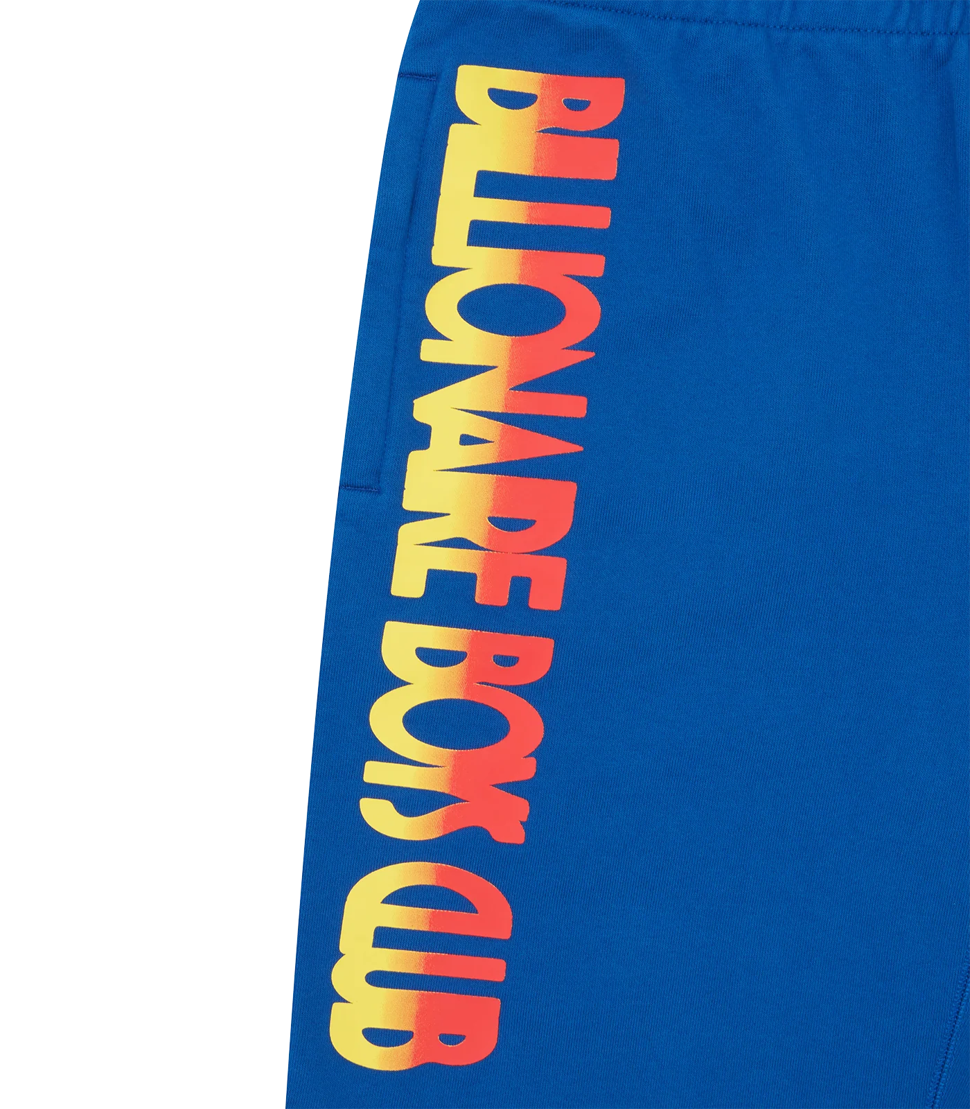 GREAT WAVE PANELLED SWEATSHORTS - BLUE - Image 4