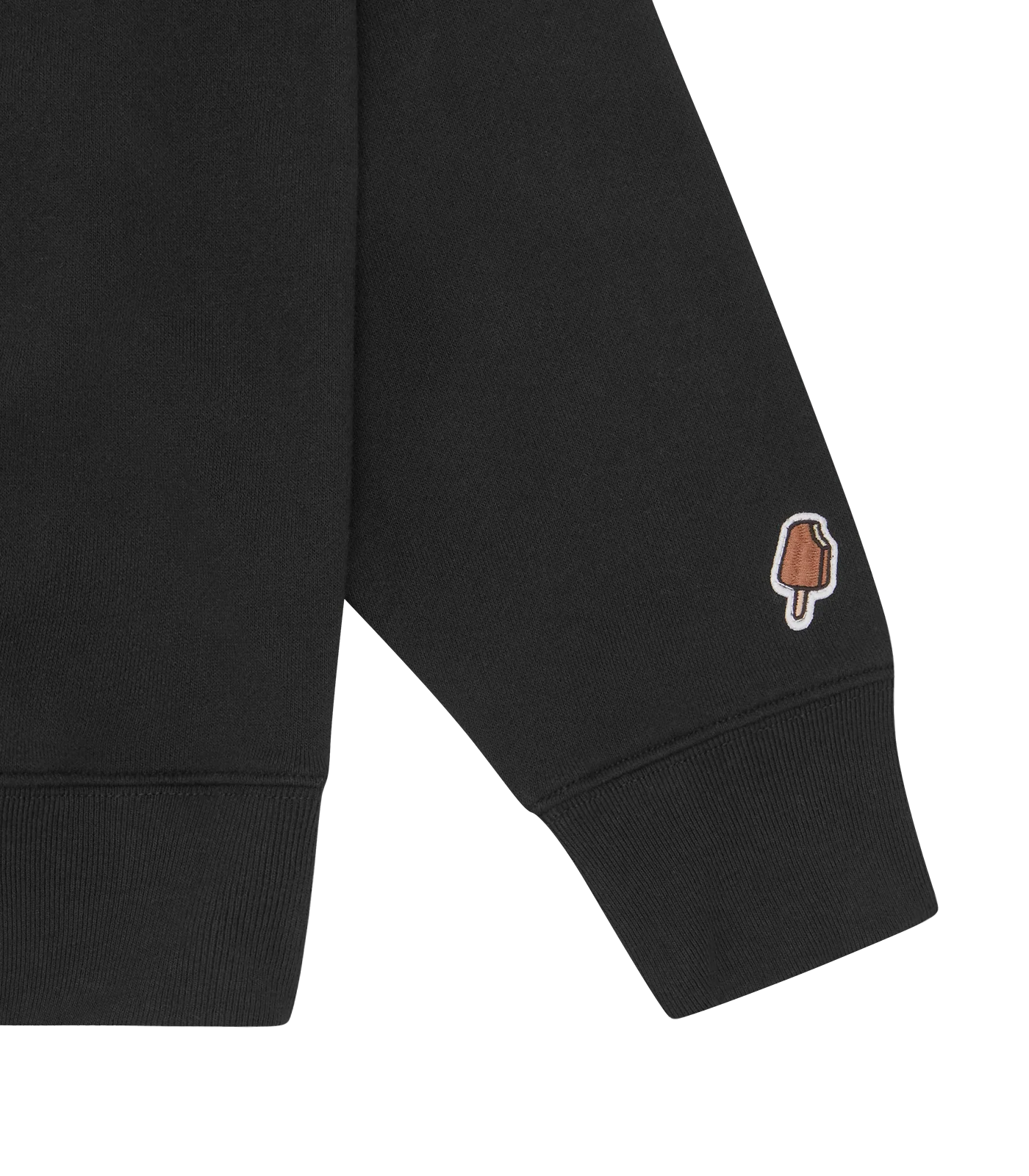 HALFTONE RUNNING DOG CREWNECK - BLACK - Image 4