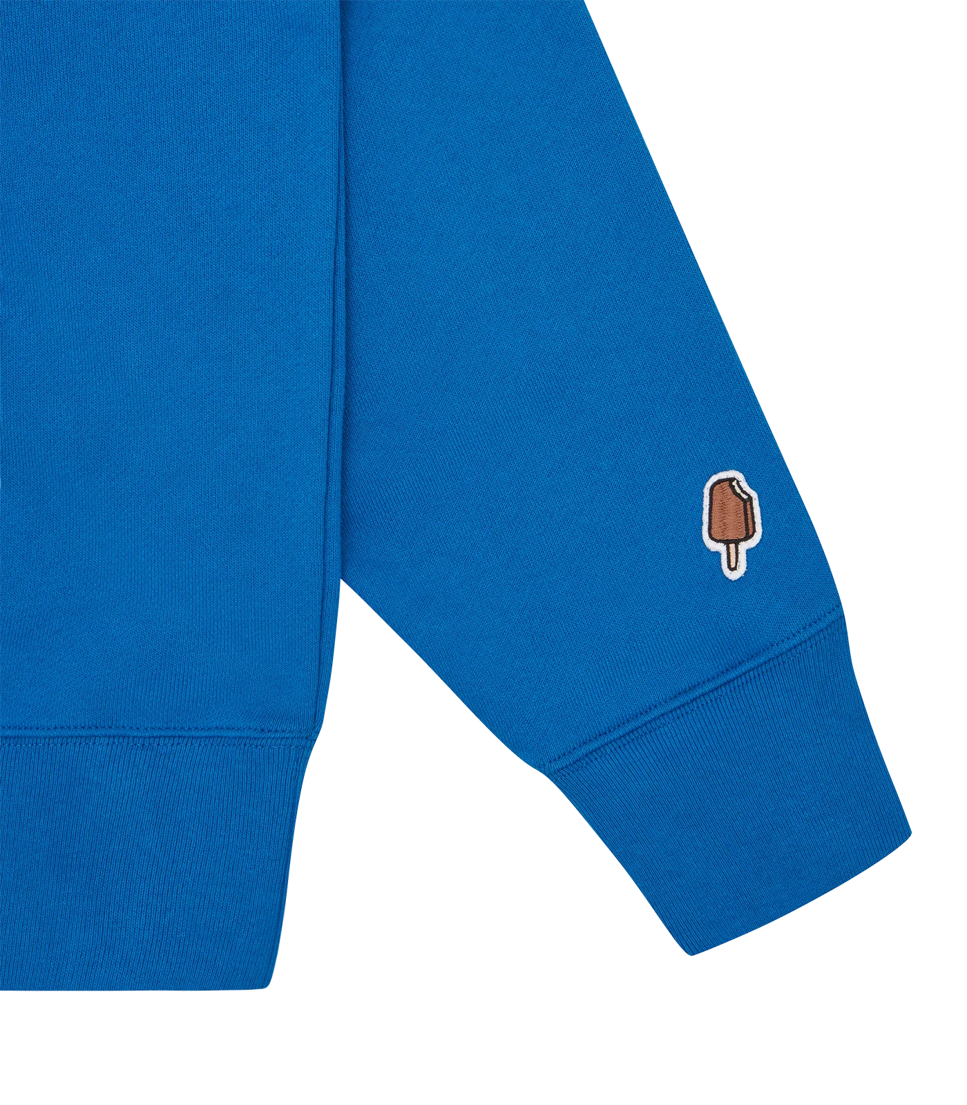 HALFTONE RUNNING DOG CREWNECK - BLUE - Image 4