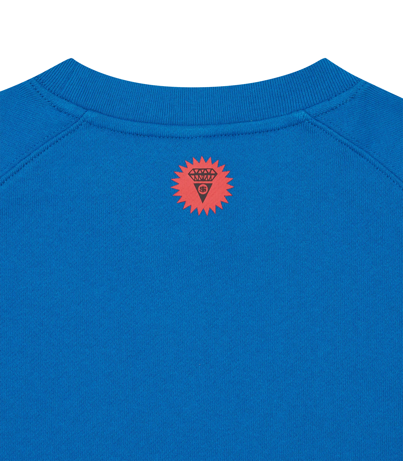 HALFTONE RUNNING DOG CREWNECK - BLUE - Image 5