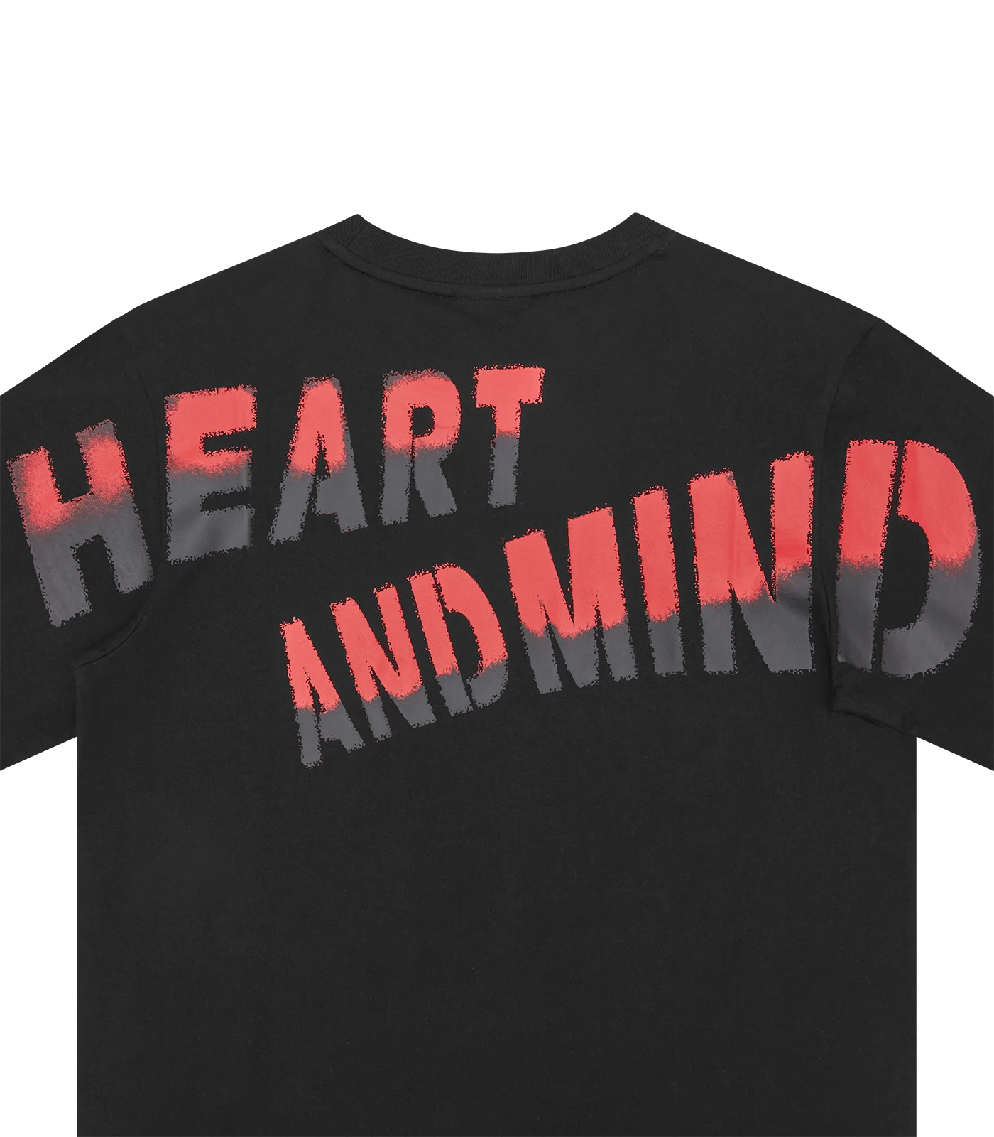 HEART & MIND SPRAYER T-SHIRT - BLACK - Image 4