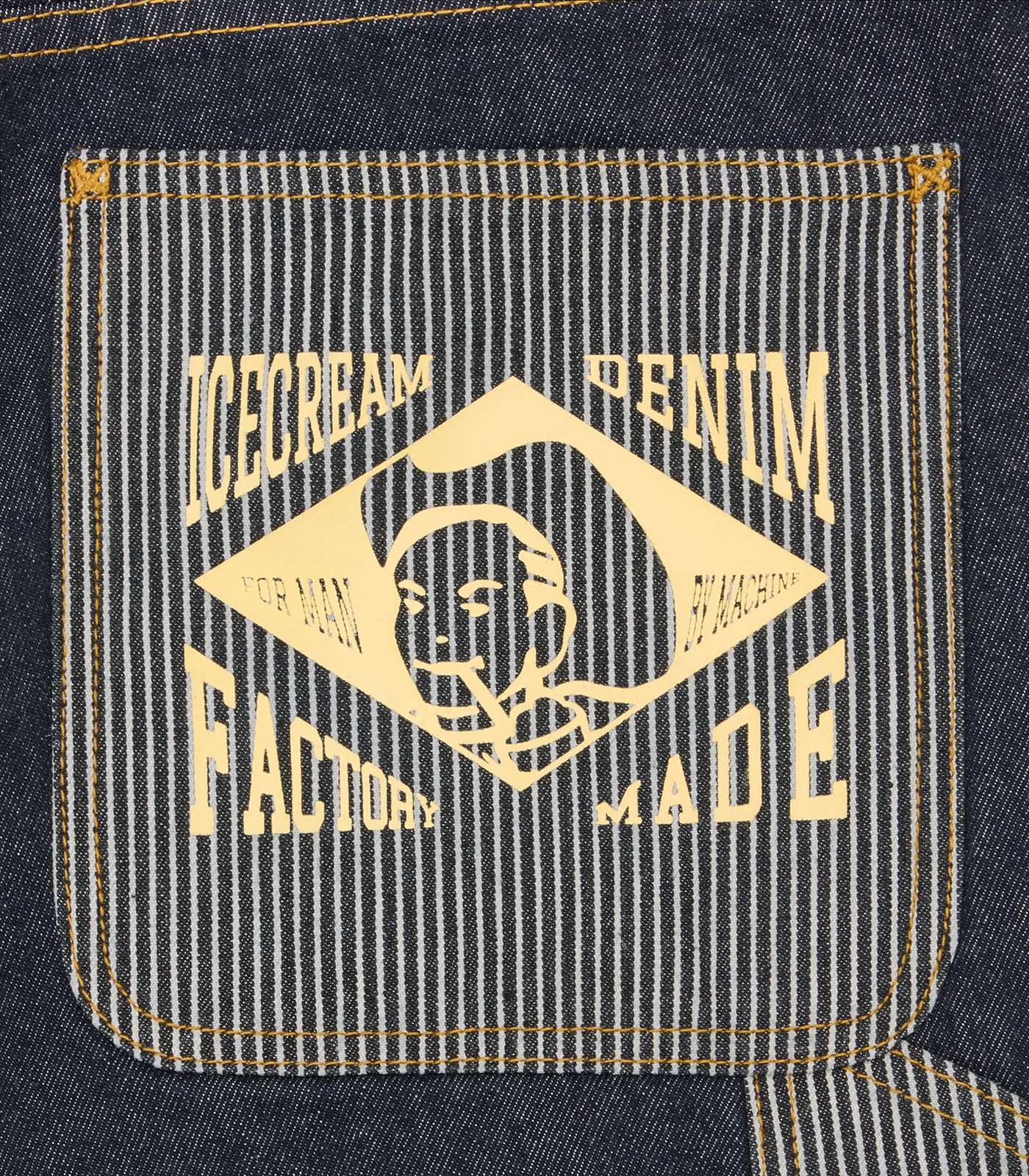 HICKORY PANEL DENIM CARPENTER SHORTS - INDIGO - Image 6