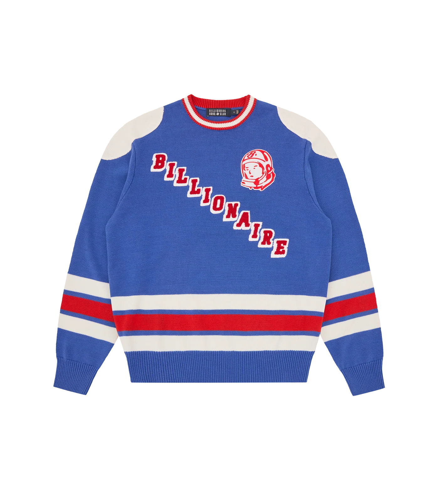 HOCKEY KNITTED CREWNECK - NAVY