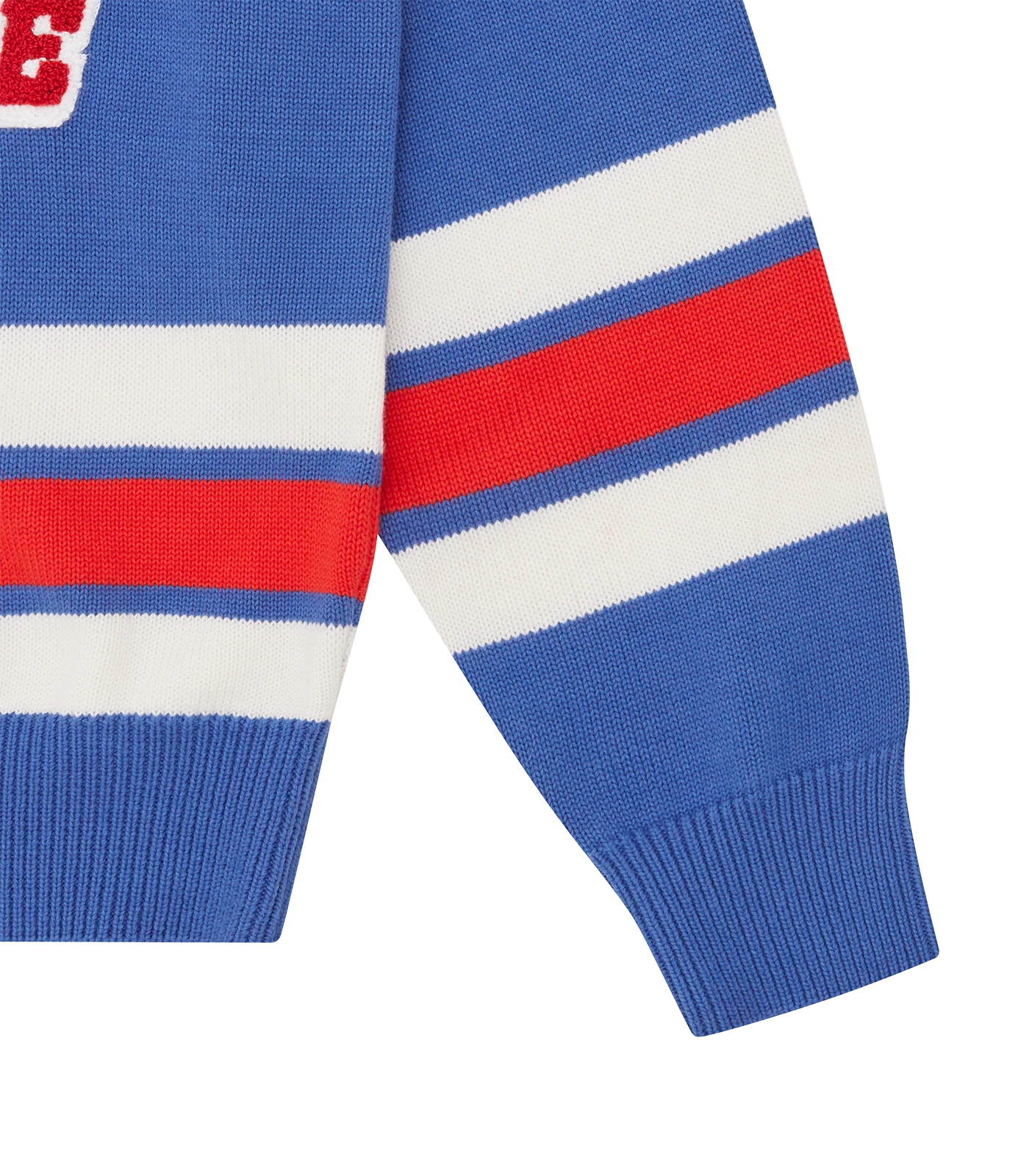 HOCKEY KNITTED CREWNECK - NAVY - Image 4