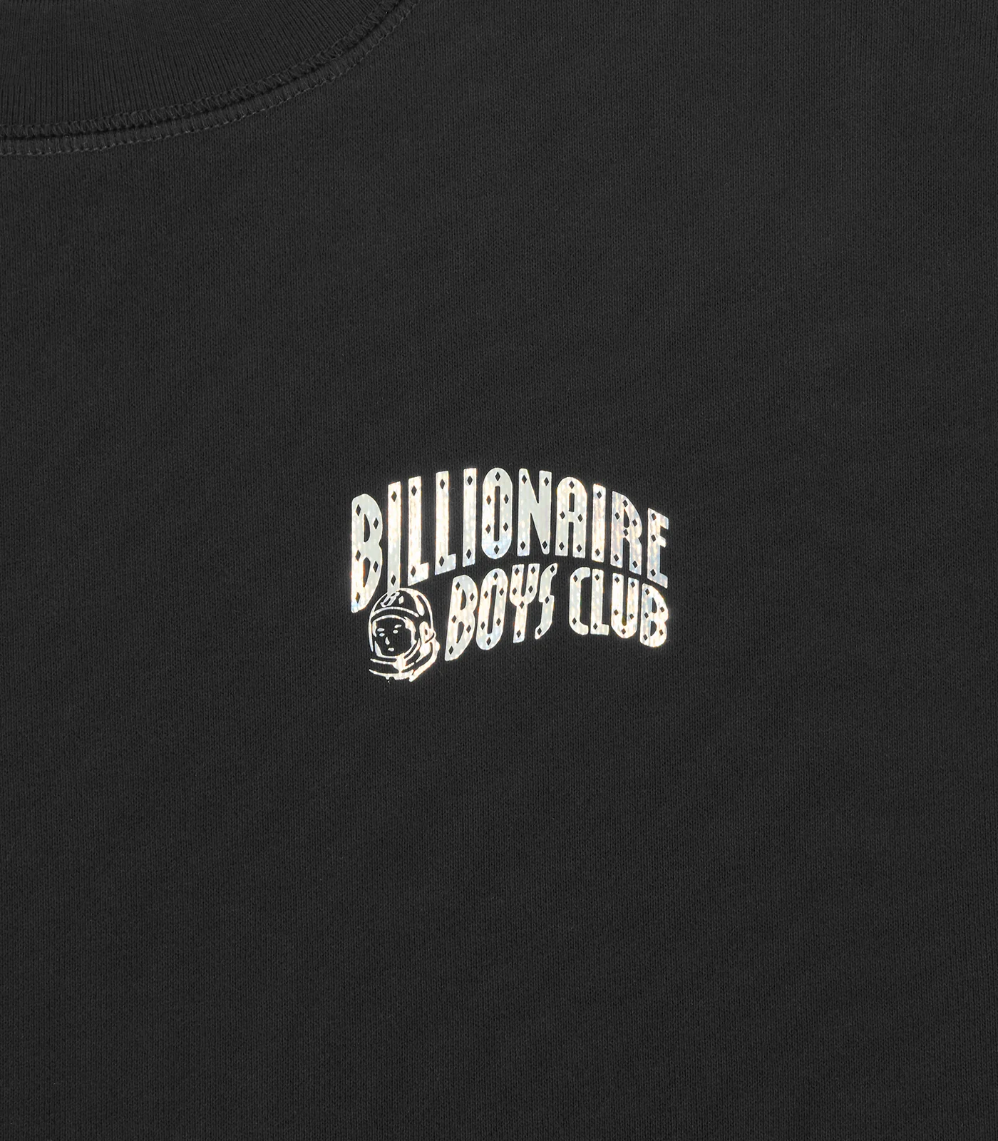 HOLOGRAPHIC SMALL ARCH LOGO CREWNECK - BLACK - Image 3