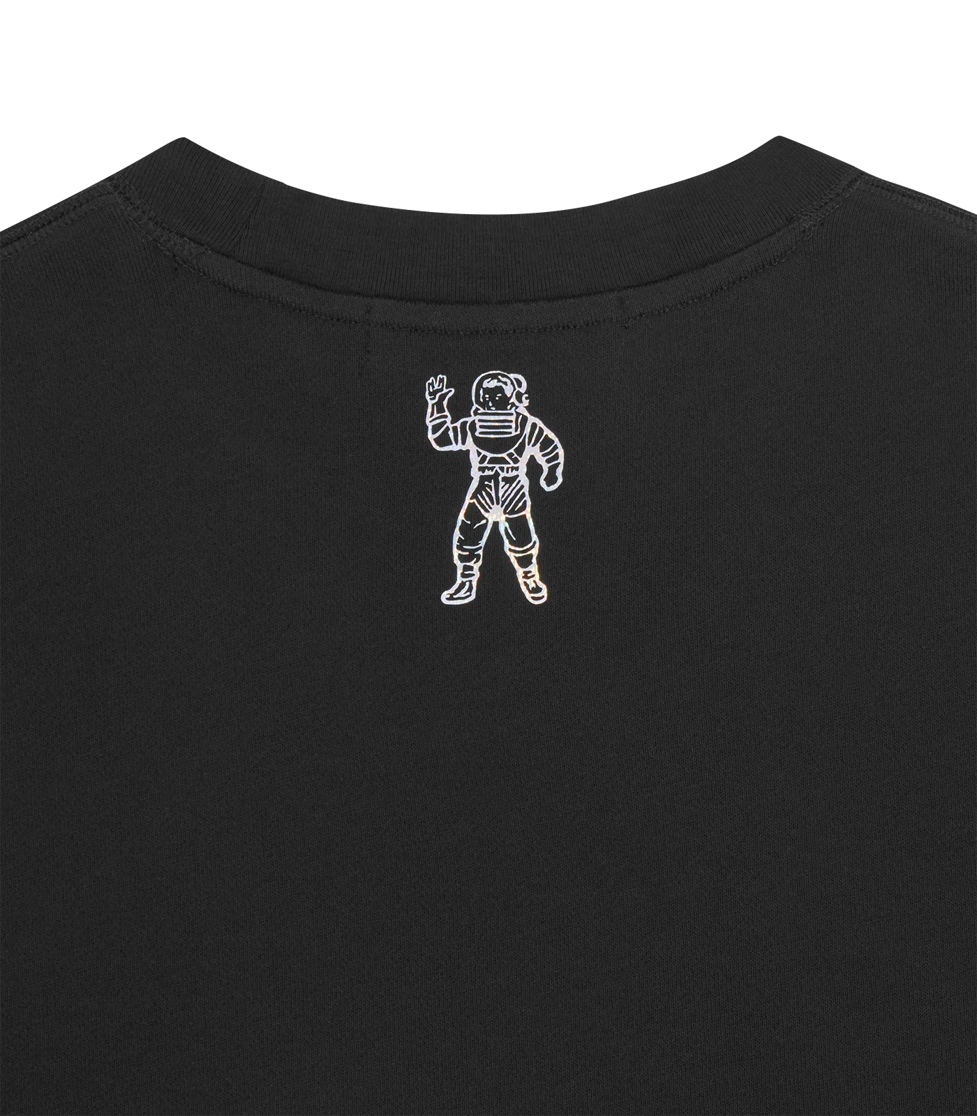 HOLOGRAPHIC SMALL ARCH LOGO CREWNECK - BLACK - Image 5