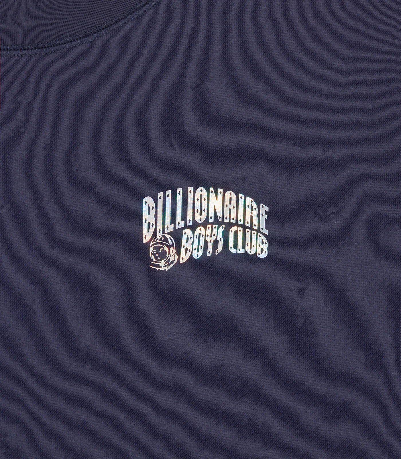 HOLOGRAPHIC SMALL ARCH LOGO CREWNECK - NAVY - Image 3