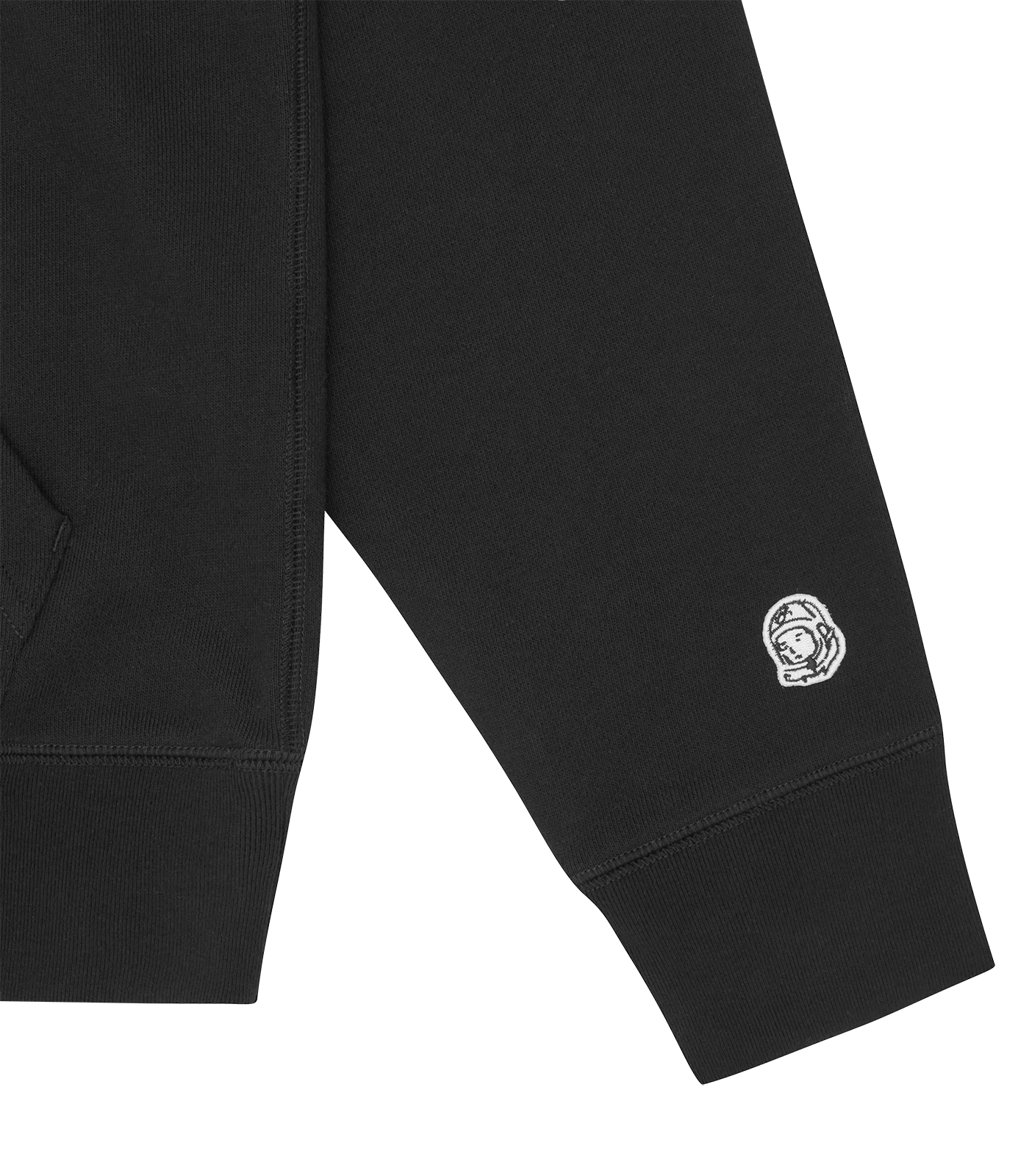 HOLOGRAPHIC SMALL ARCH LOGO POPOVER HOOD - BLACK - Image 4