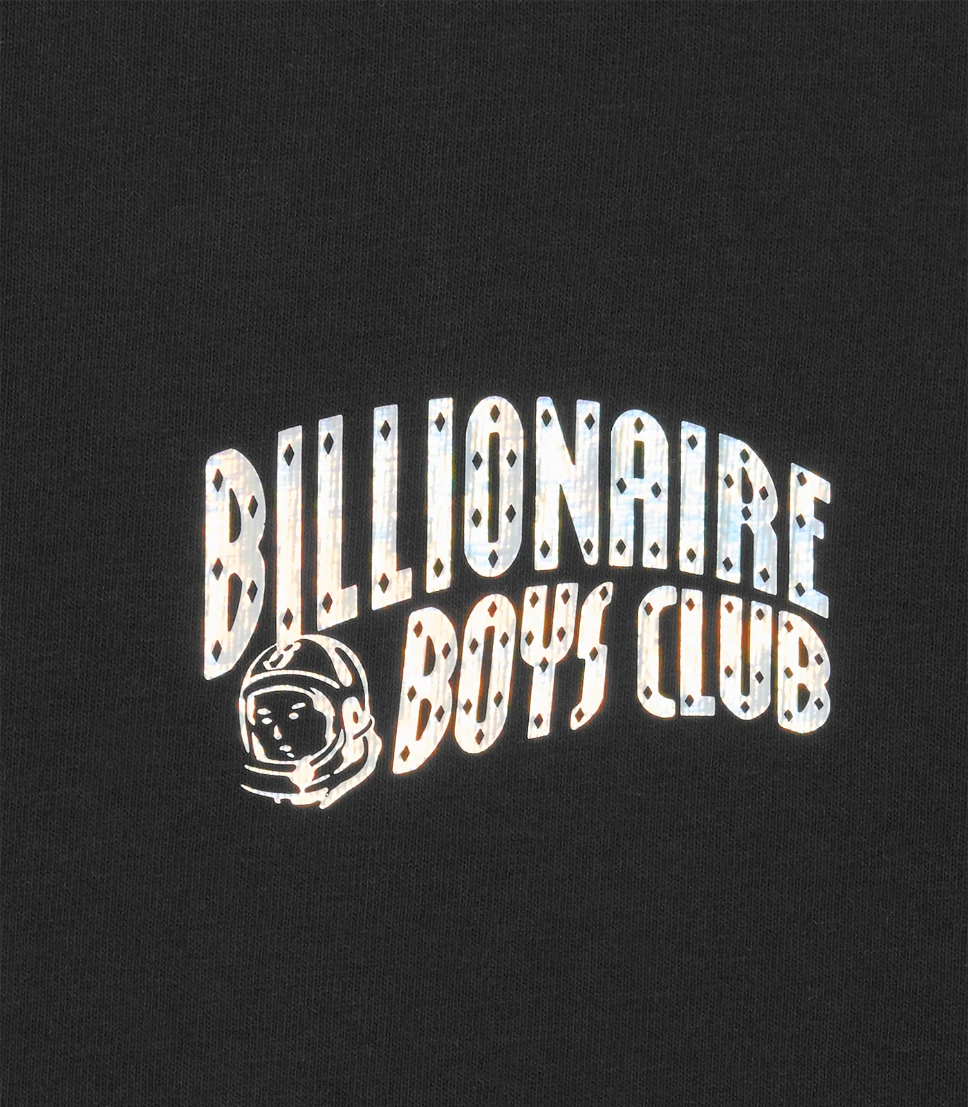 HOLOGRAPHIC SMALL ARCH LOGO T-SHIRT - BLACK - Image 3