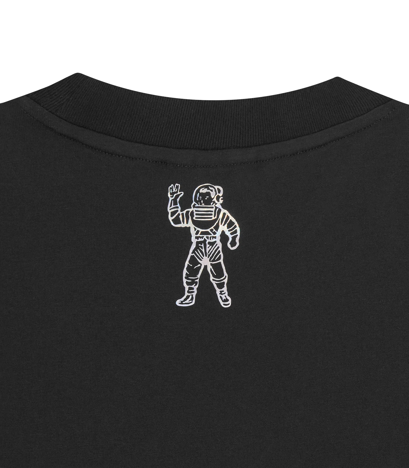 HOLOGRAPHIC SMALL ARCH LOGO T-SHIRT - BLACK - Image 4