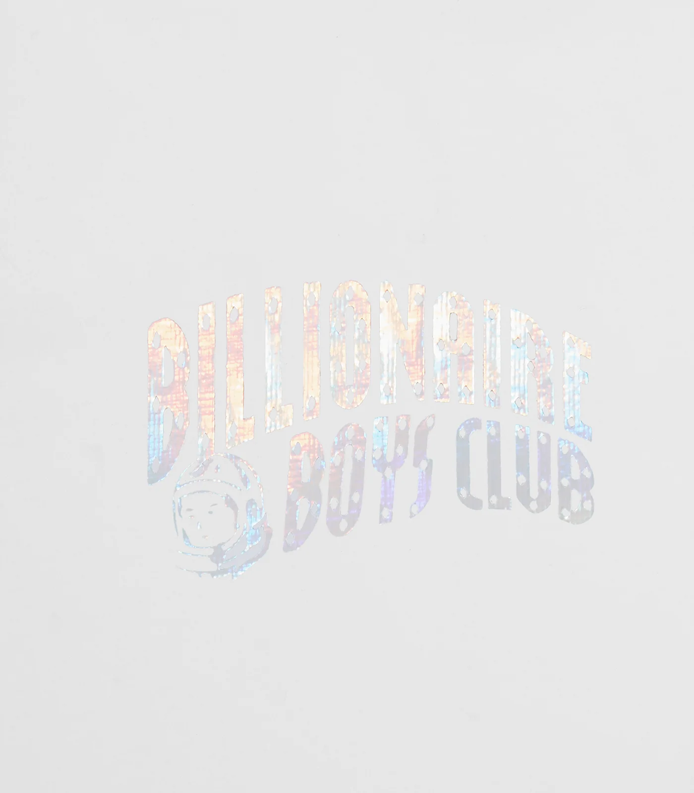 HOLOGRAPHIC SMALL ARCH LOGO T-SHIRT - WHITE - Image 3