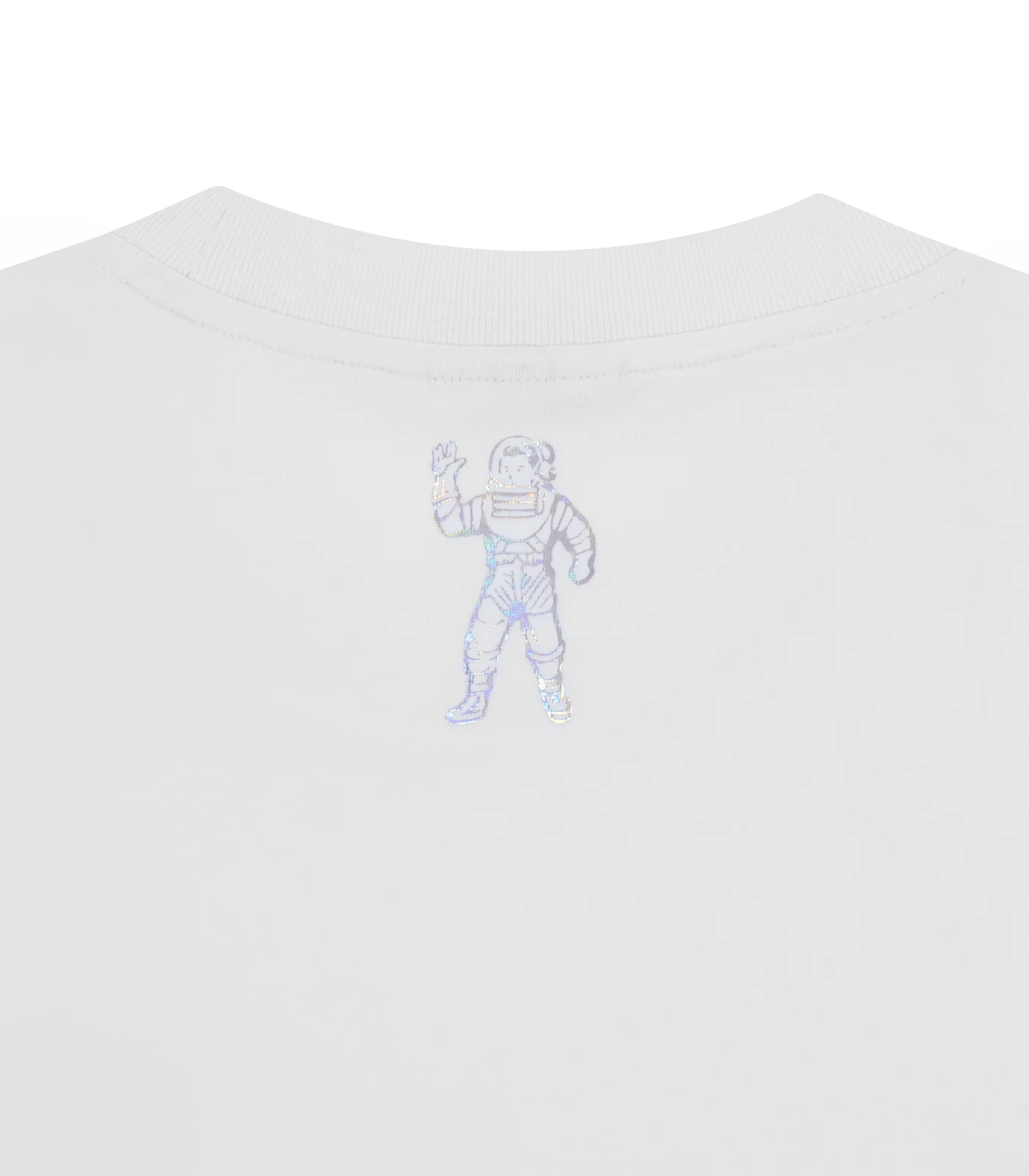 HOLOGRAPHIC SMALL ARCH LOGO T-SHIRT - WHITE - Image 4