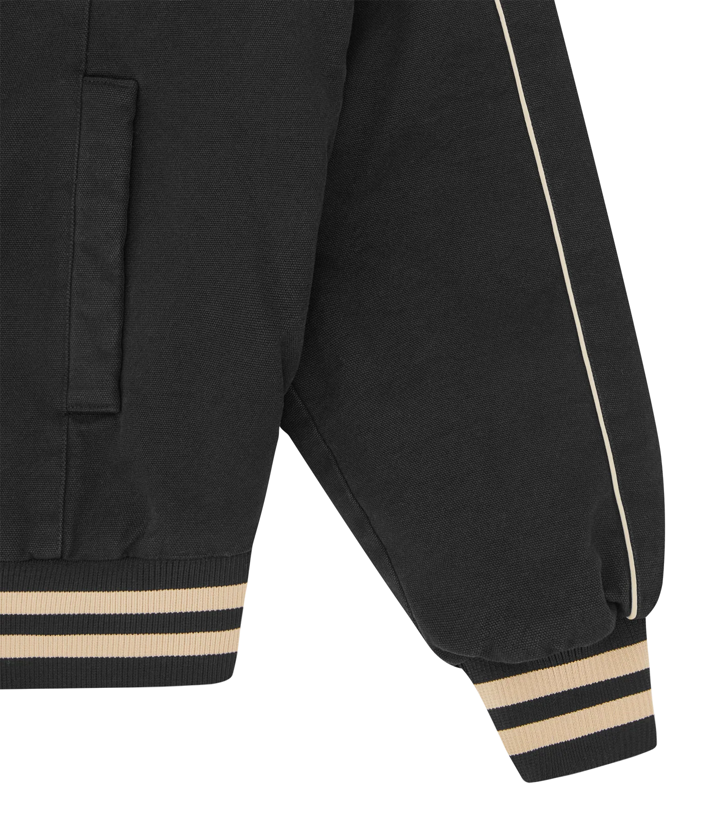 HOODED WORK JACKET - WASHED BLACK - Image 7