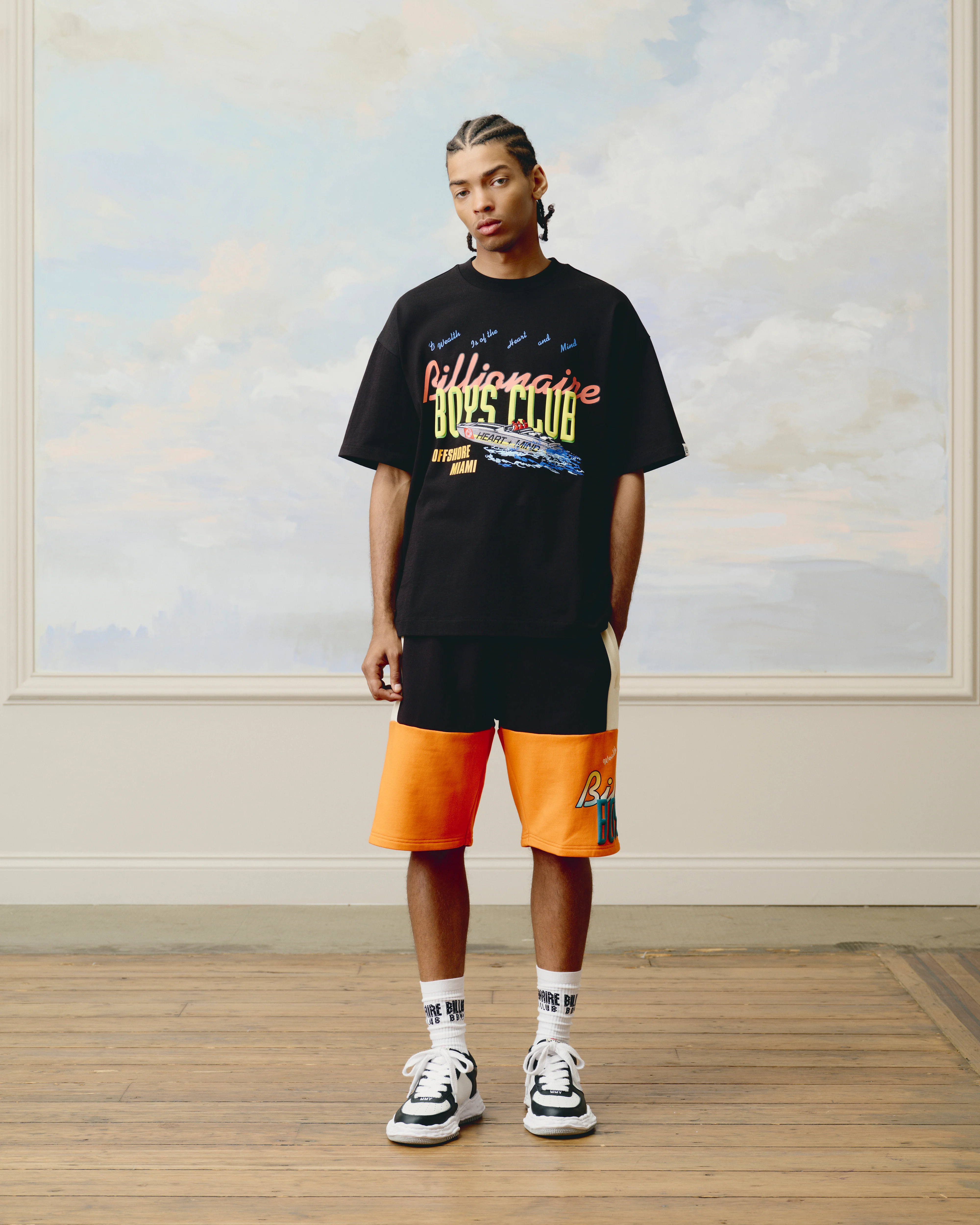 HORIZON OVERSIZED T-SHIRT - BLACK - Image 2