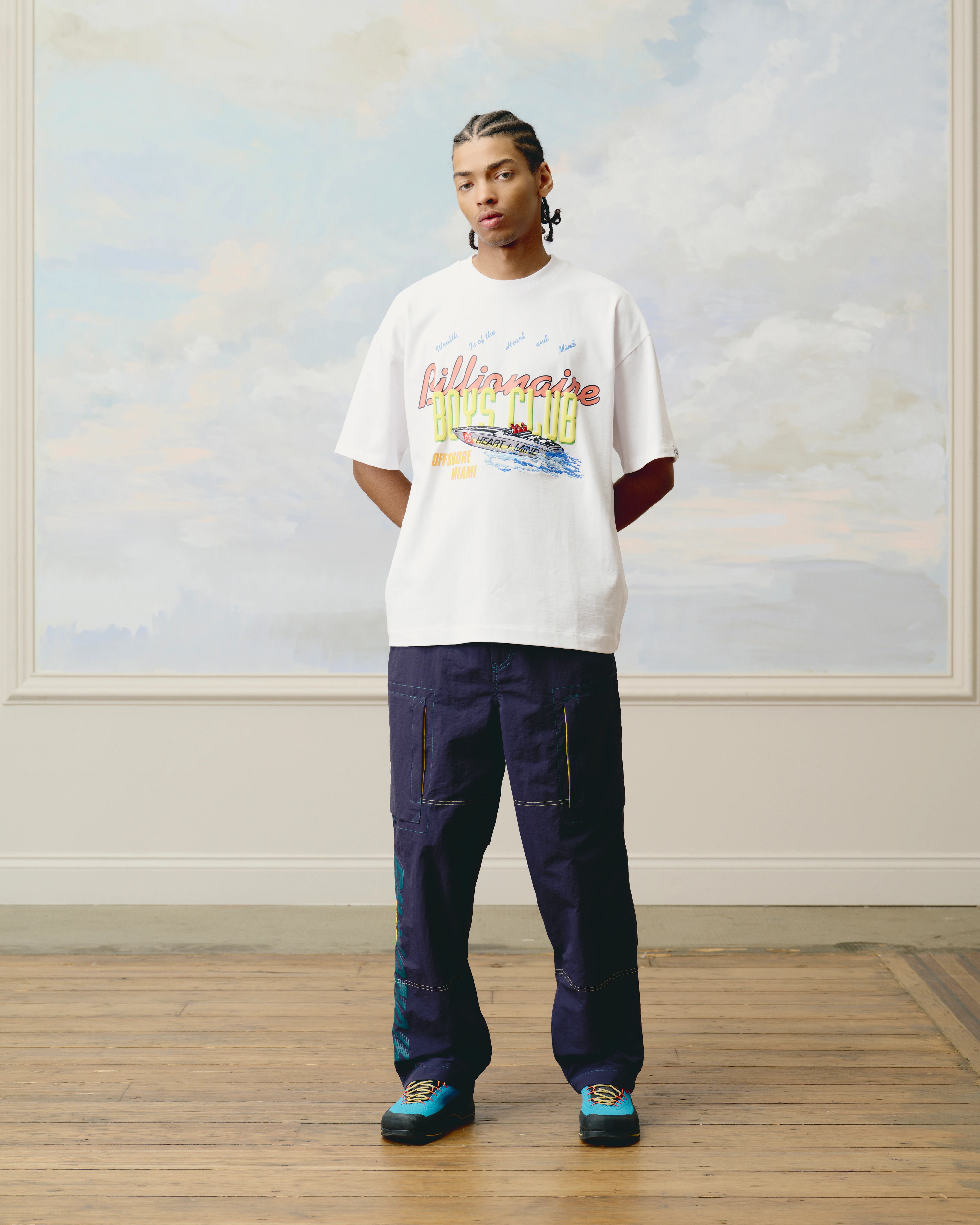 HORIZON OVERSIZED T-SHIRT - WHITE - Image 2