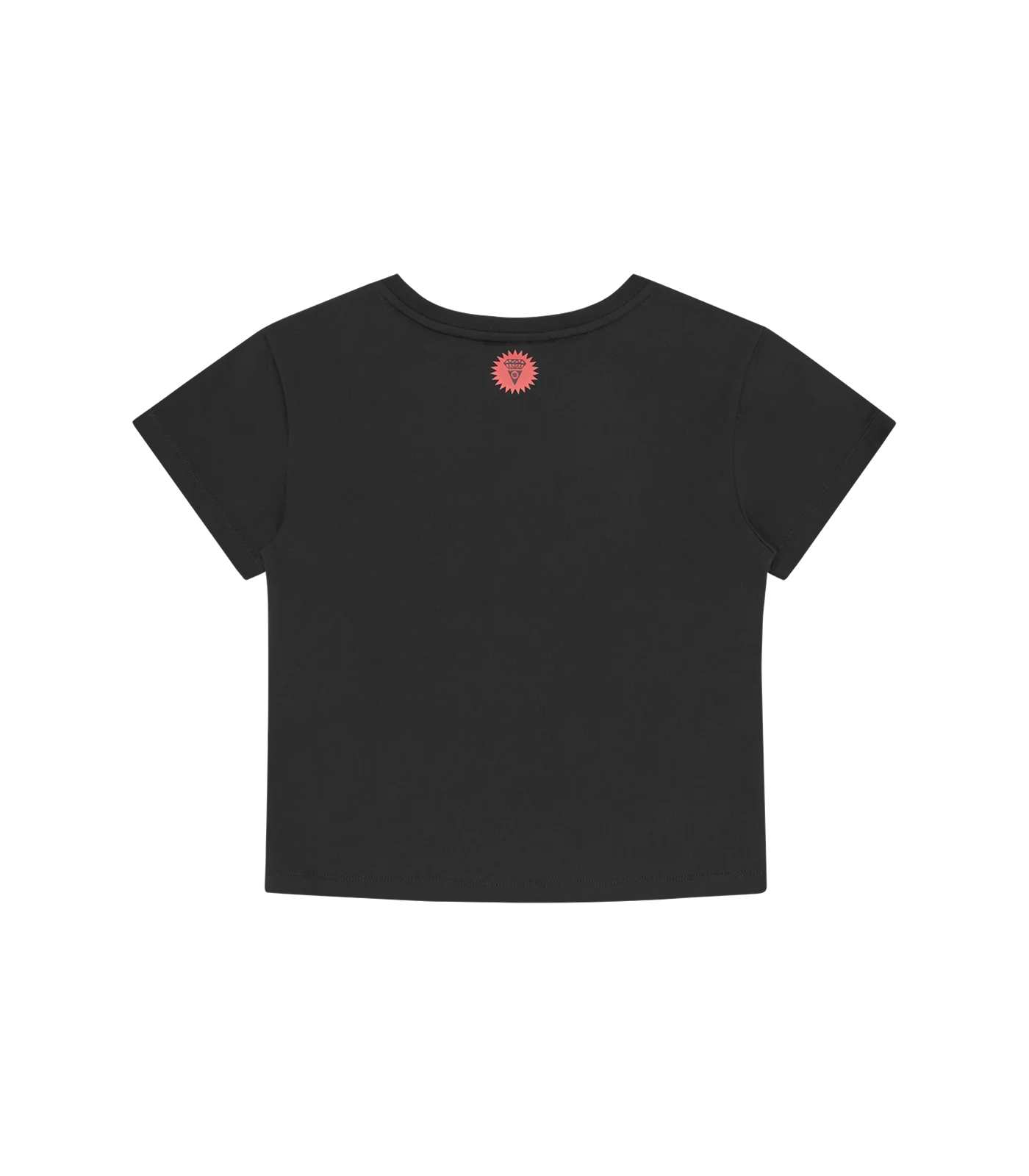 HOUNDSTOOTH RUNNING DOG BABY TEE - BLACK - Image 2