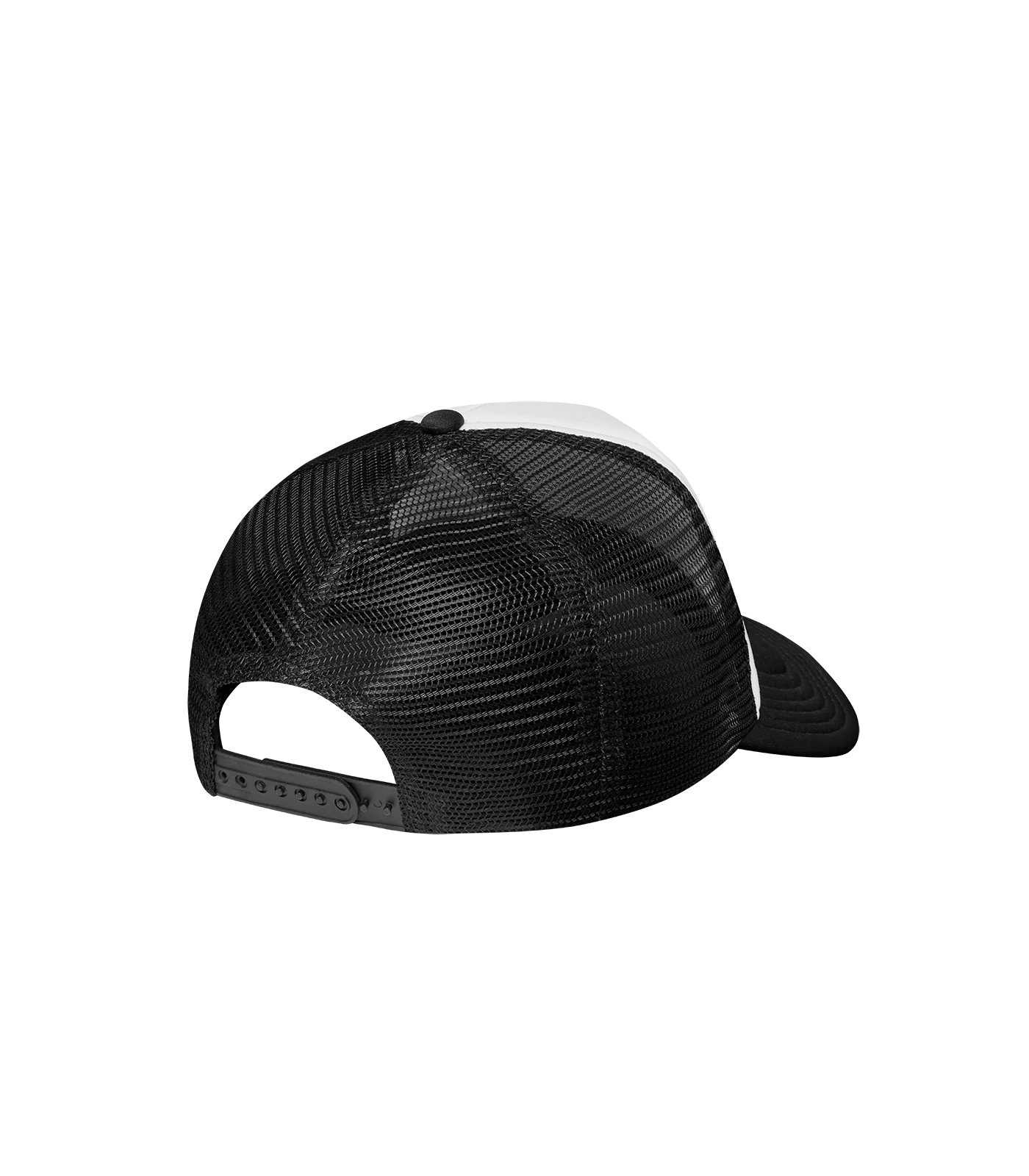 HOUNDSTOOTH RUNNING DOG TRUCKER CAP - BLACK - Image 2