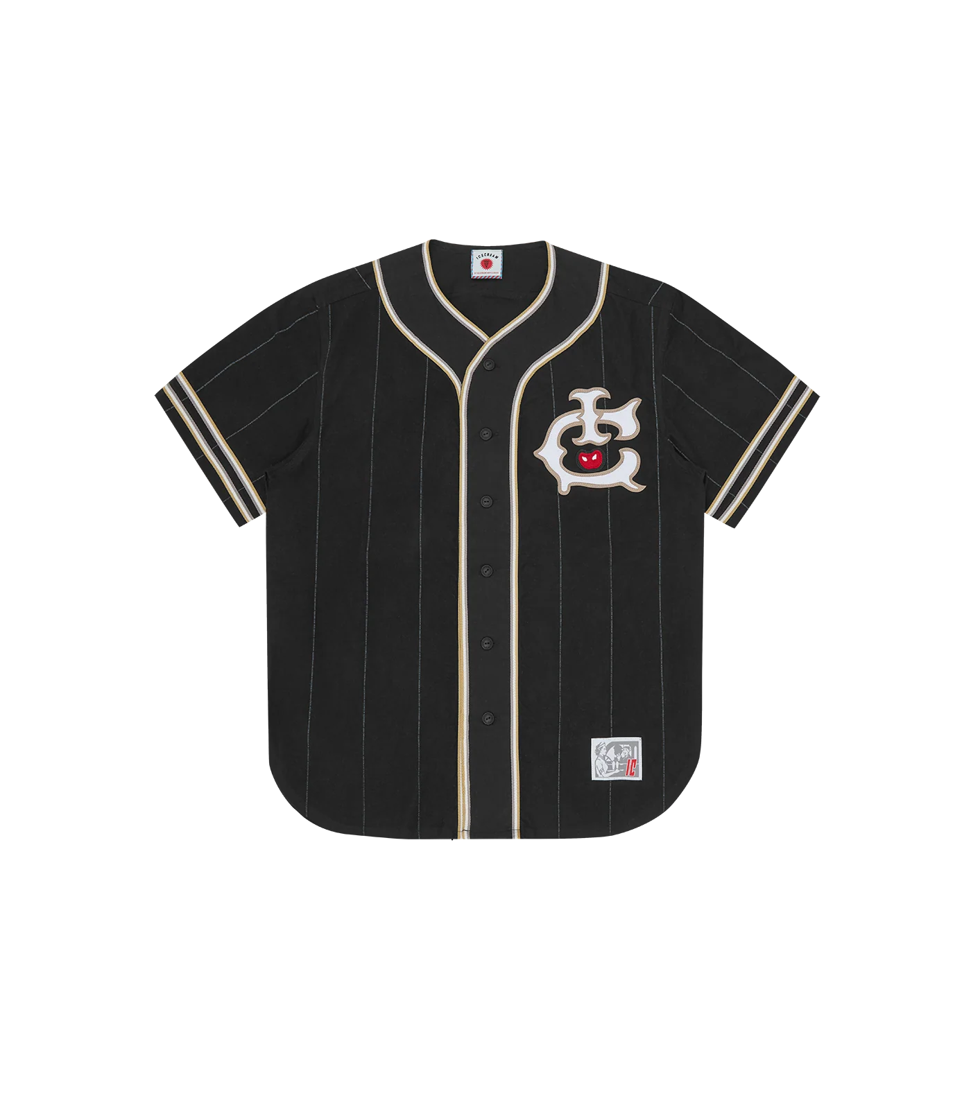 IC BASEBALL JERSEY - BLACK