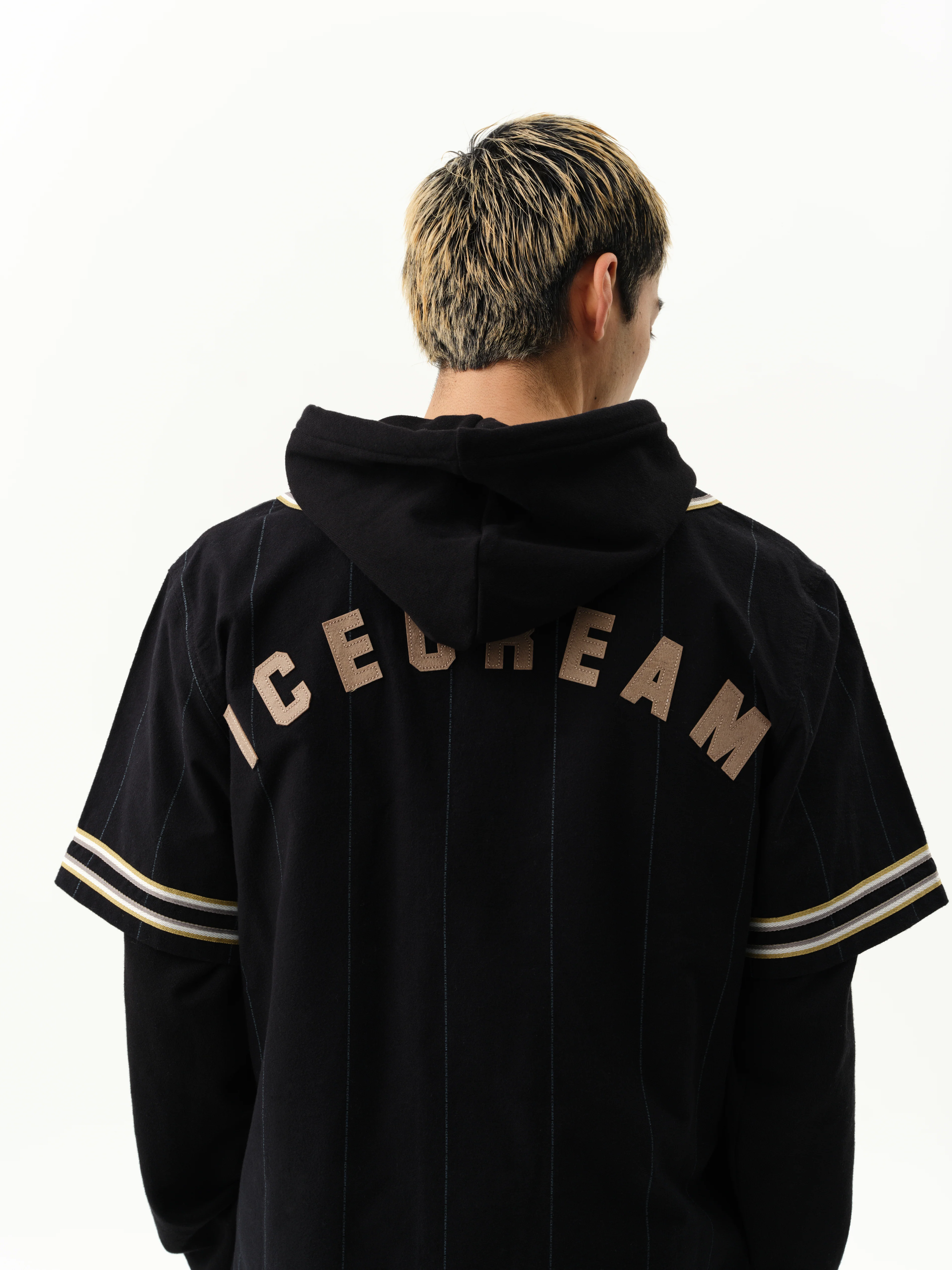 IC BASEBALL JERSEY - BLACK - Image 4