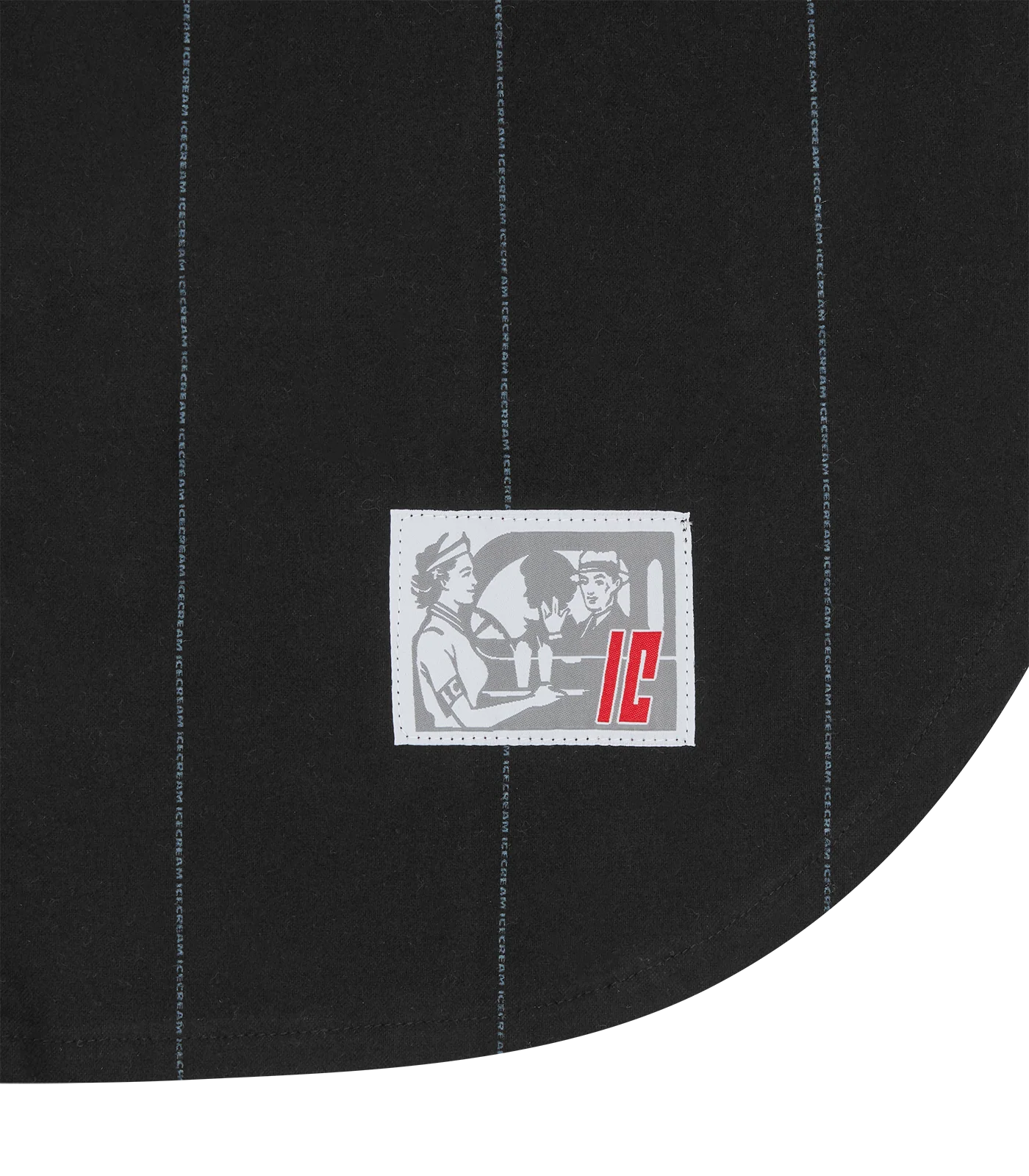 IC BASEBALL JERSEY - BLACK - Image 6