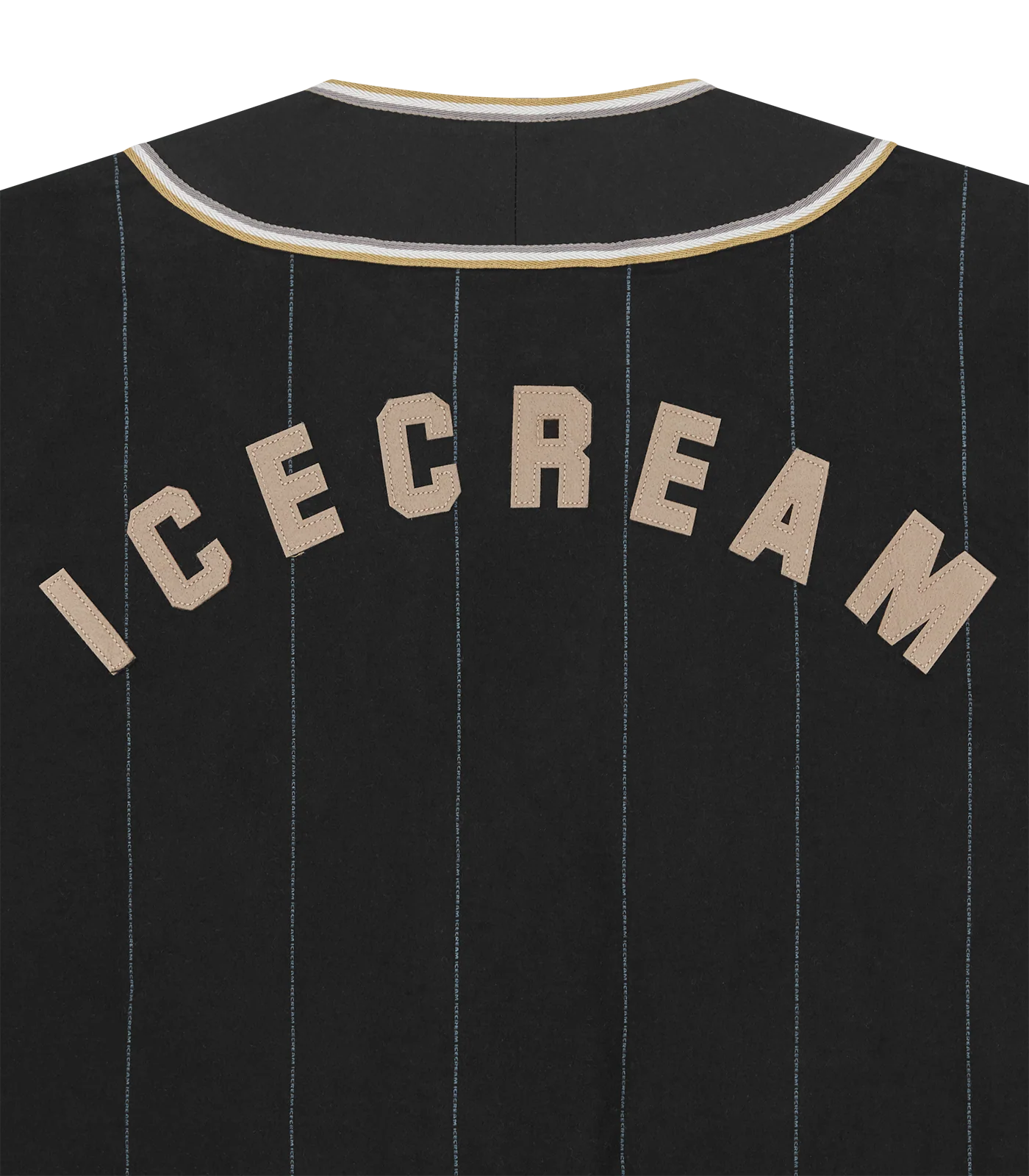 IC BASEBALL JERSEY - BLACK - Image 7