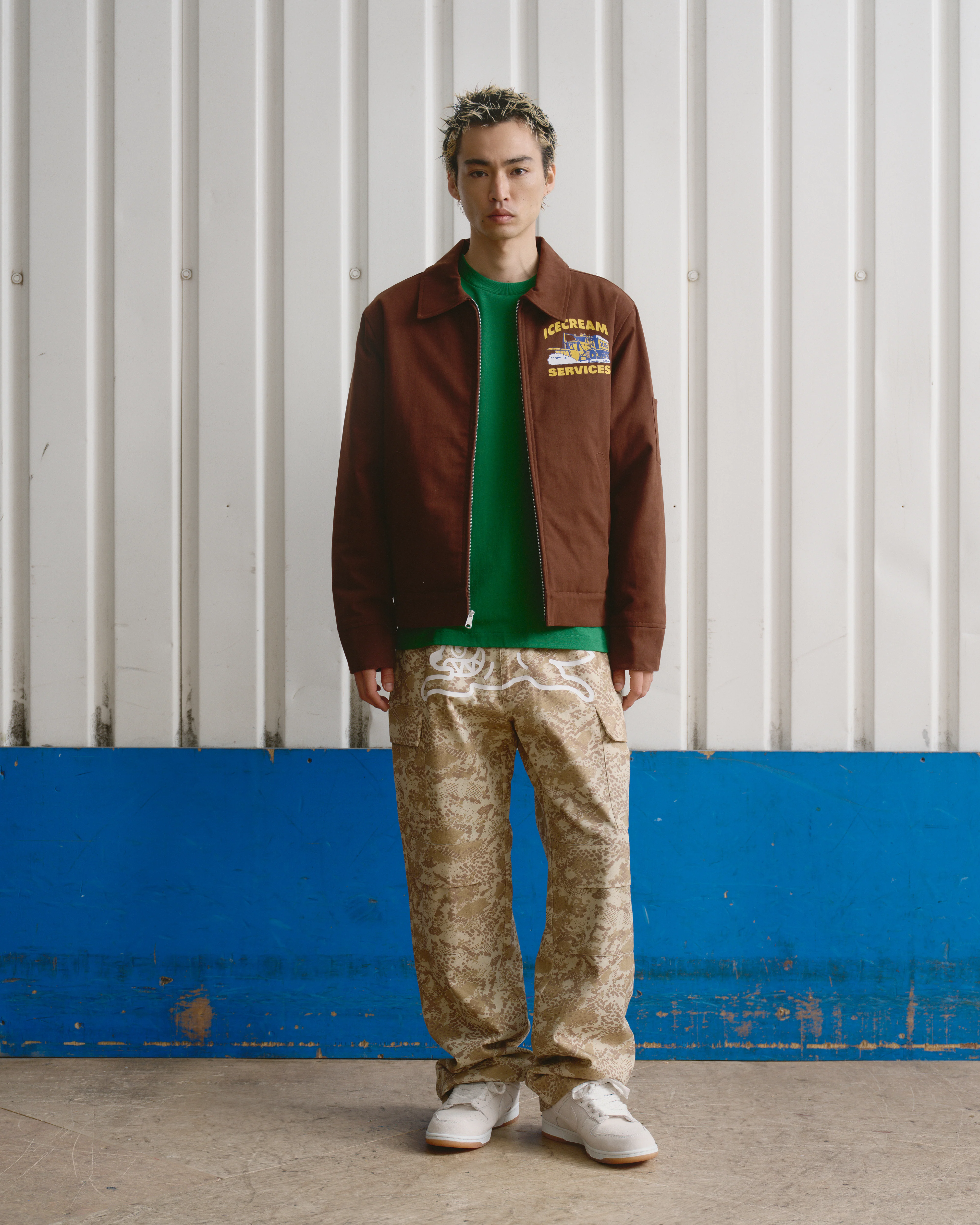IC SERVICES QUILTED WORK JACKET - BROWN - Image 2