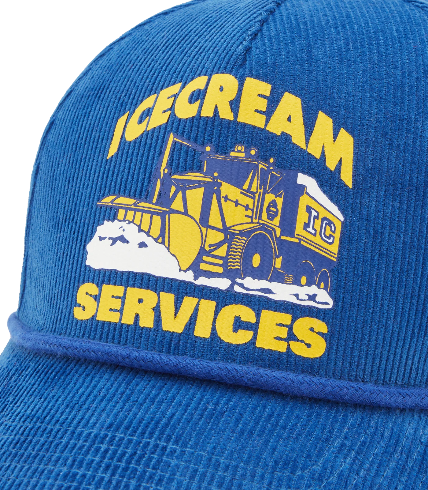 IC SERVICES TRUCKER CAP - BLUE - Image 3
