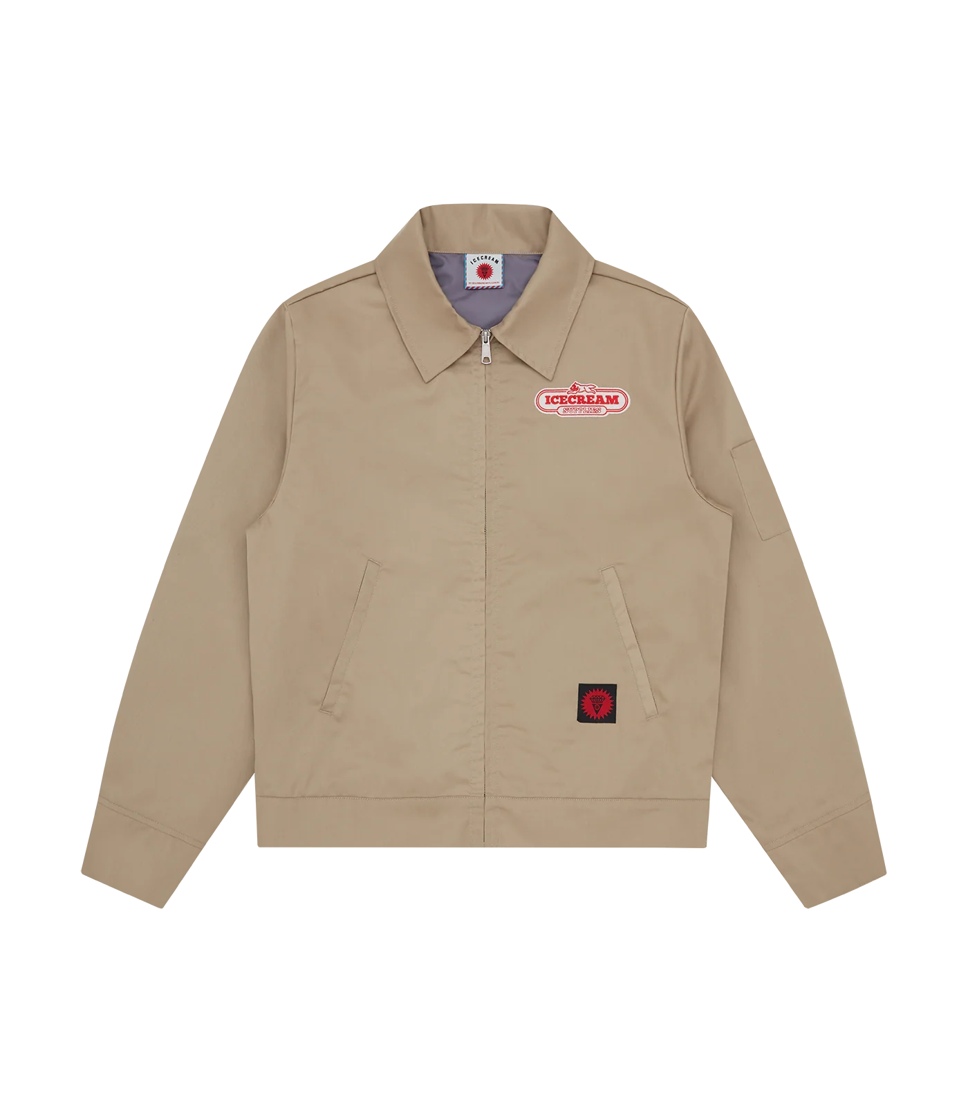 IC SUPPLIES WORK JACKET - BROWN