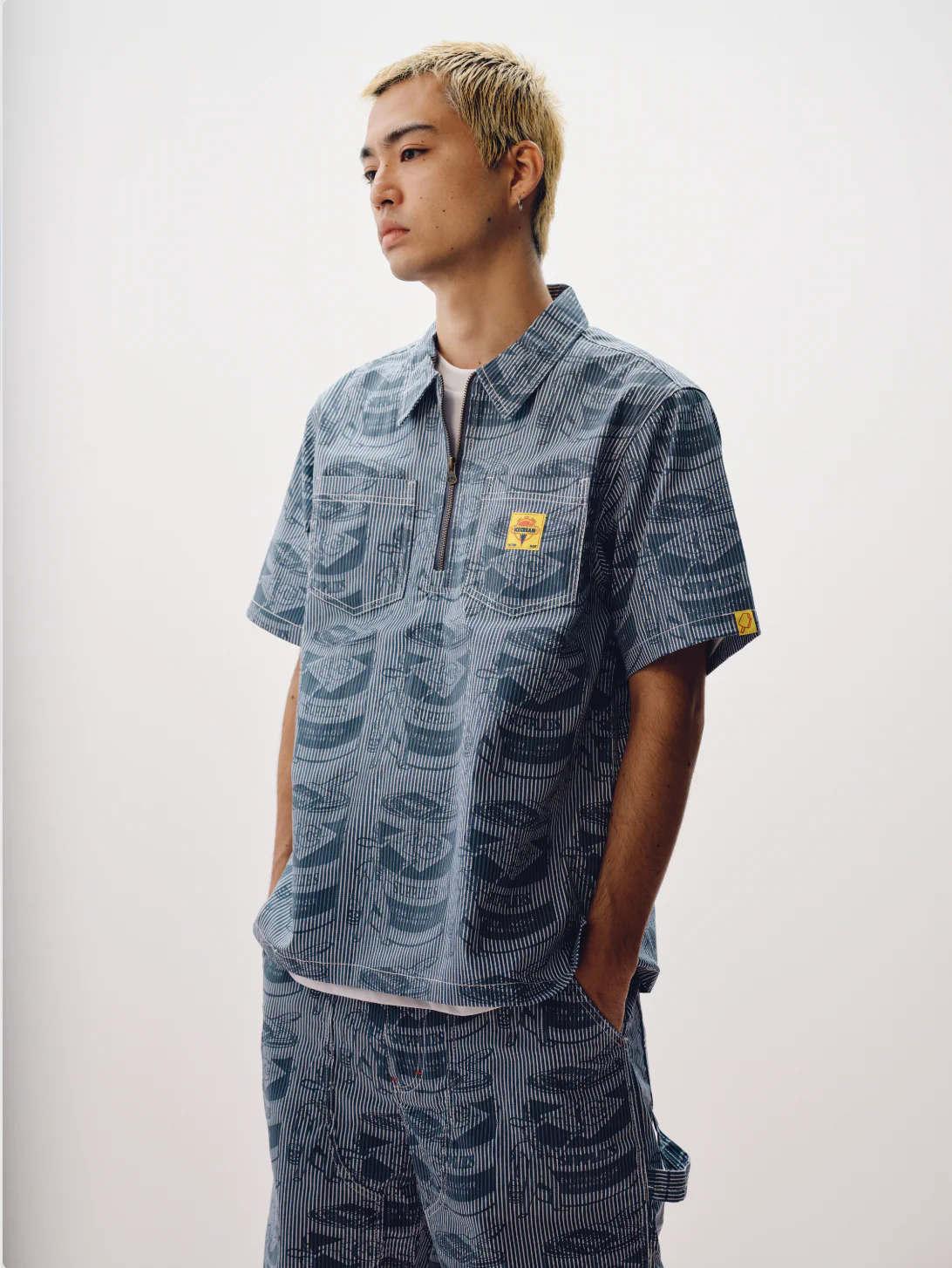IC SUPPLIES WORK SHIRT - BLUE - Image 3