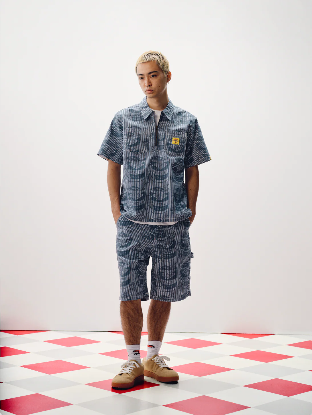 IC SUPPLIES WORK SHORTS - BLUE - Image 3