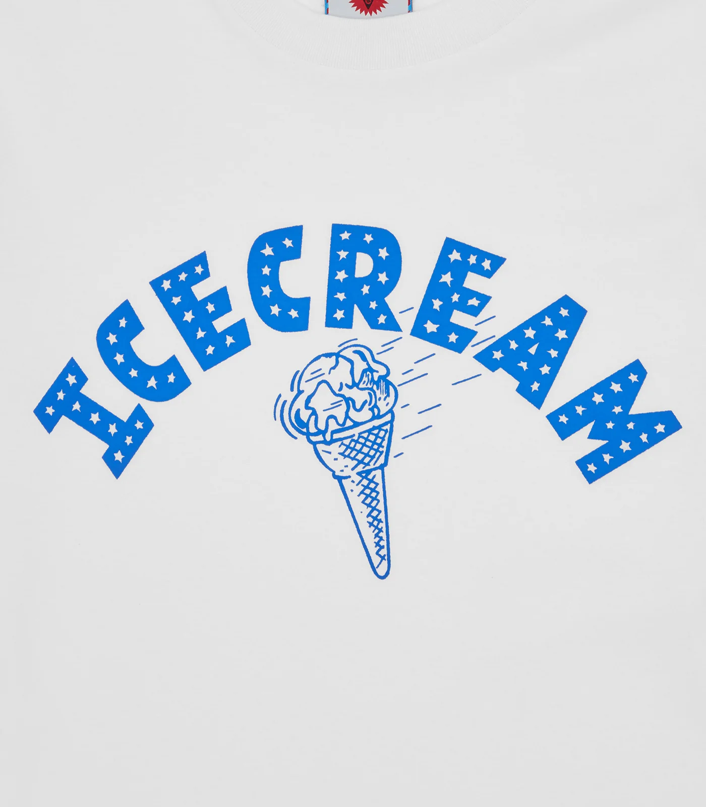 ICECREAM CONE L/S T-SHIRT - WHITE - Image 3